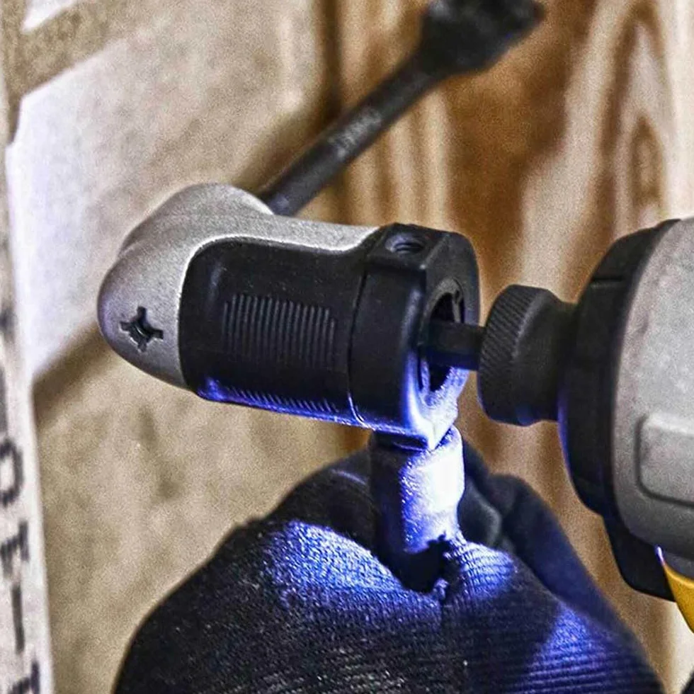 Dewalt Impact nasadka kątowa do wkrętarki udarowej DT20503 (ultra kompaktowa, sześciokątna 1/4, odporna na uderzenia, z momentem obrotowym do 43 Nm, do stosowania na akumulatorowych wkrętarkach)