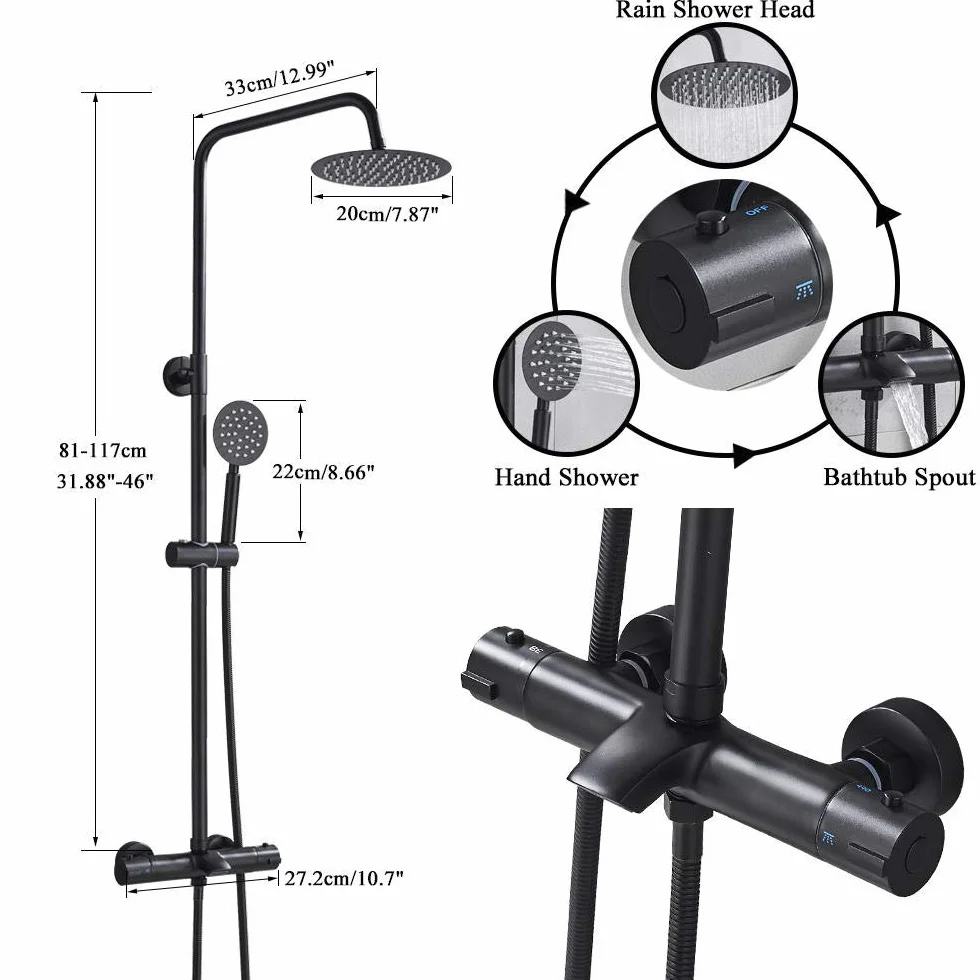 Bateria łazienkowa, deszczownica, bateria termostatyczna do wanny, bateria ścienna do wanny, bateria prysznicowa, bateria natryskowa, zestaw natryskowy