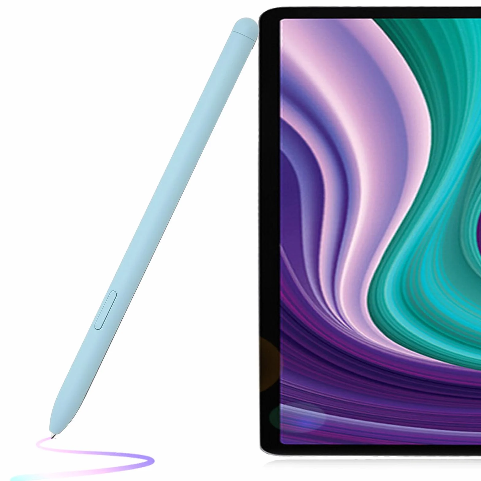 Rysik do tabletu Tab S6 Lite 10,4 cala SM P610 SM P615 z 5 zapasowymi końcówkami Niebieski