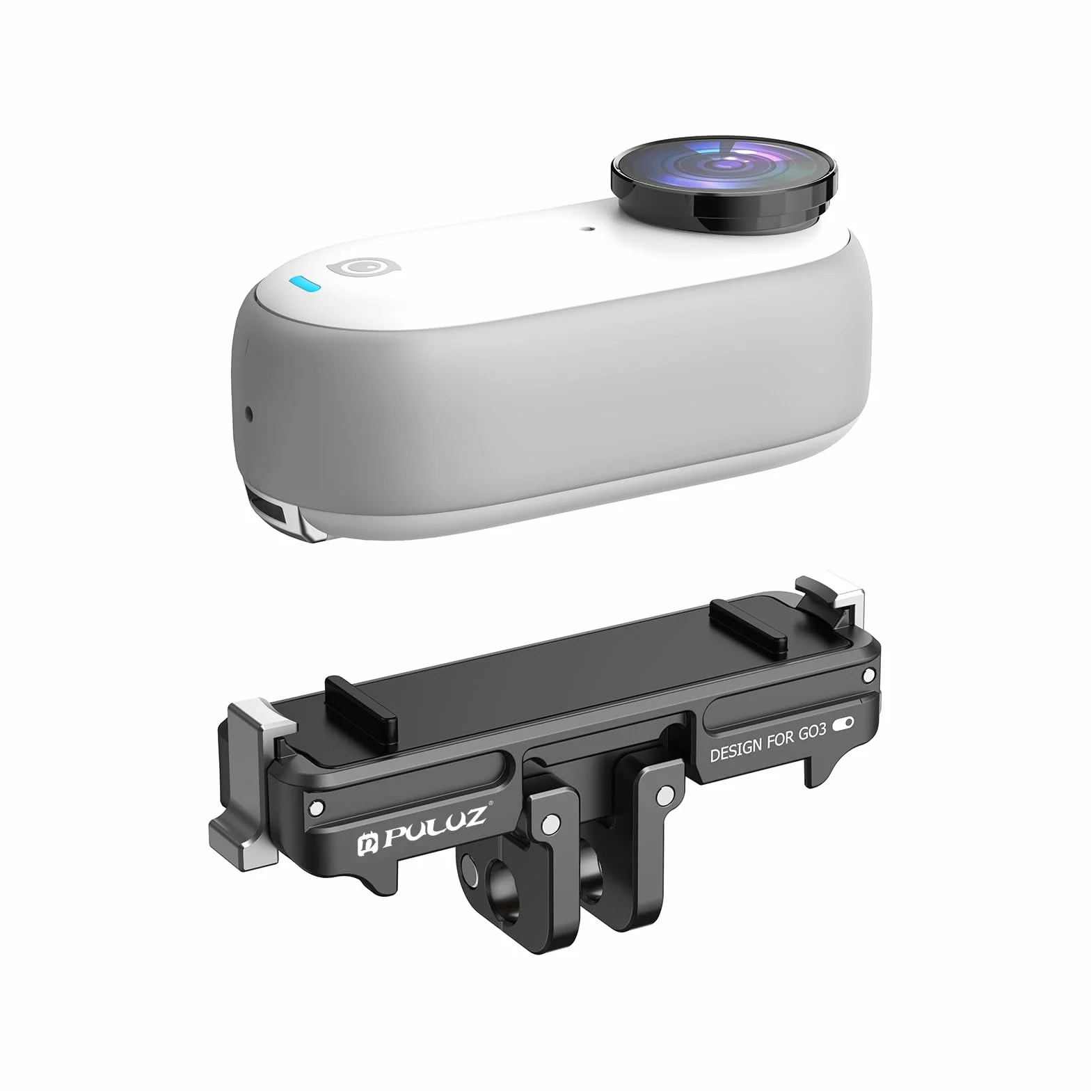 PULUZ Szybkozłączka do Insta360 GO 3S, magnetyczny stojak składany z gwintem 1/4