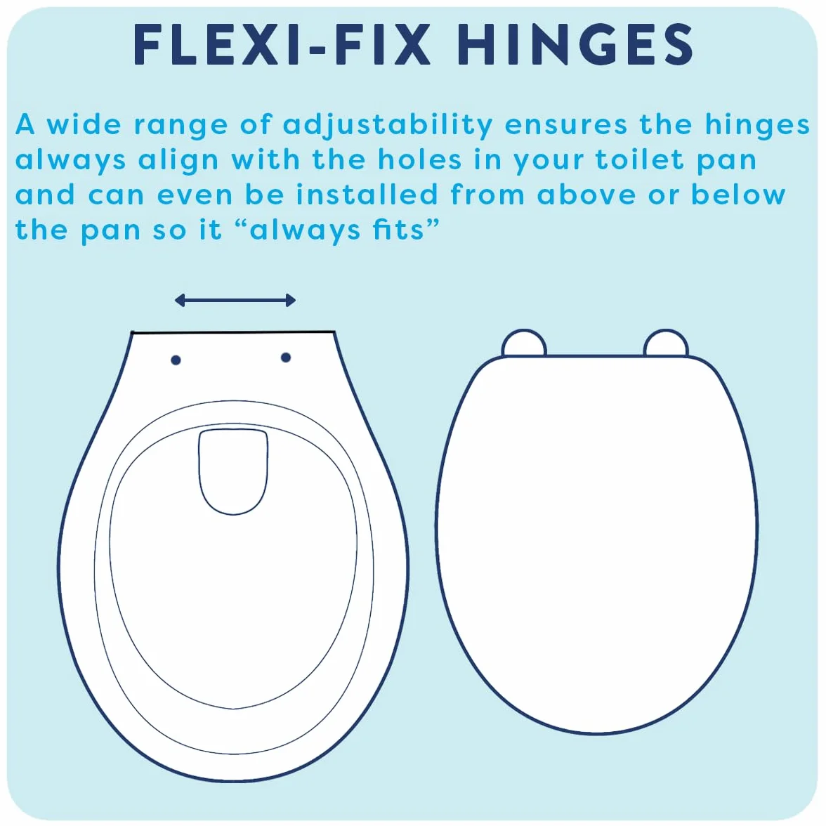 Croydex Flexi-Fix Garda D-Shape Always Fits Never Slips Slow Close Antybakteryjna deska sedesowa, drewno, biała, 42 x 37,2 x 6 cm