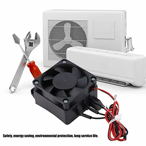 12 V/24 V 300 W/400 W Miniaturowa Nagrzewnica Samochodowa z Wentylatorem, Elektryczna Nagrzewnica Energooszczędna o Stałej Temperaturze dla Ciężarówek i Aut osobowych