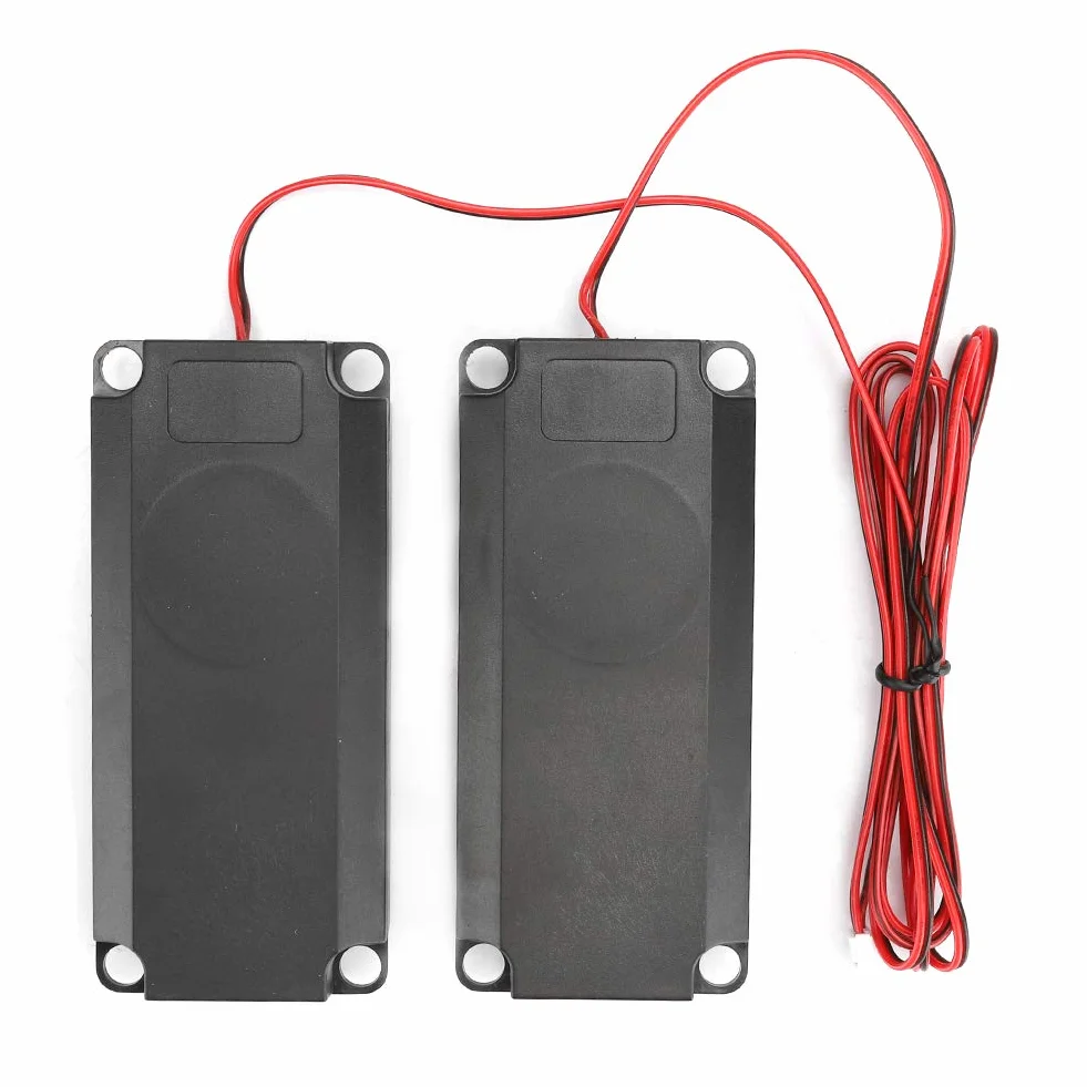 Głośnik Przenośny 5W 8Ω ABS Czarny z Ciężkim Basem 40mm Magnetyczny Podwójny