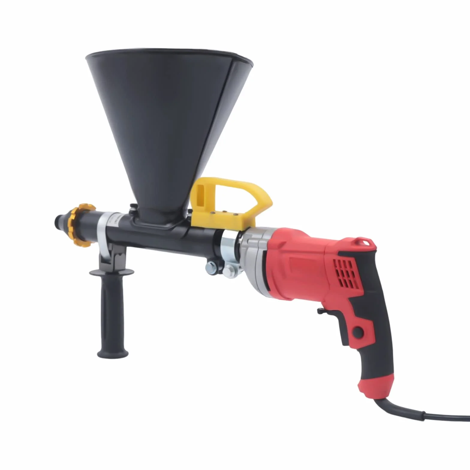 Profesjonalny pistolet do fug do zaprawy, strzykawki do zaprawy murarskiej, 700 W, ze stali nierdzewnej, z 2 dyszami (płaska i okrągła), ręczna pompa do zaprawy betonowej, strzykawka do fug murarskich