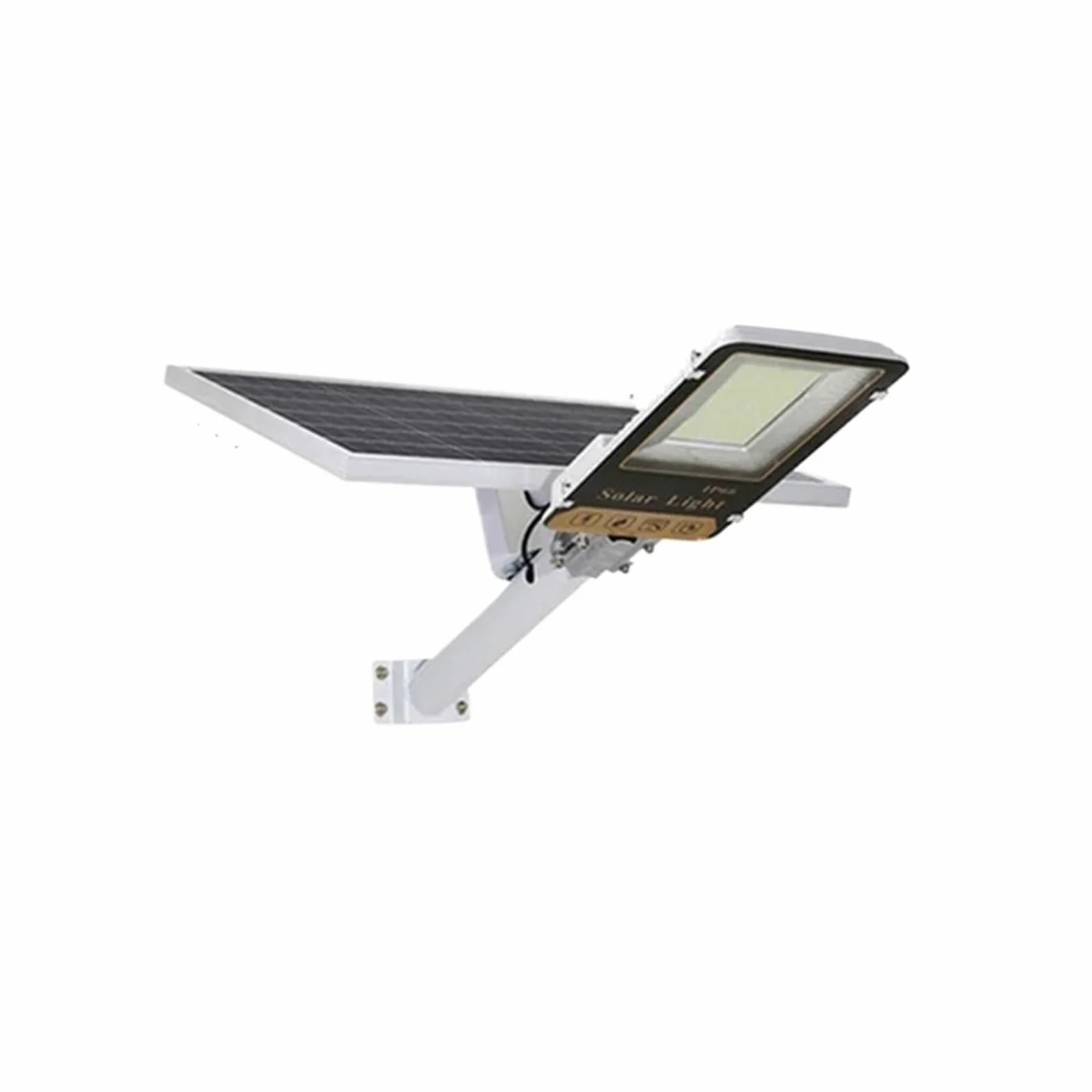 Lampa solarna zewnętrzna, 2000led Mocna słoneczna lampa uliczna Zewnętrzna aluminiowa słoneczna latarnia uliczna Ogród Światło słoneczne Zdalne sterowanie Wodoodporna lampa słoneczna