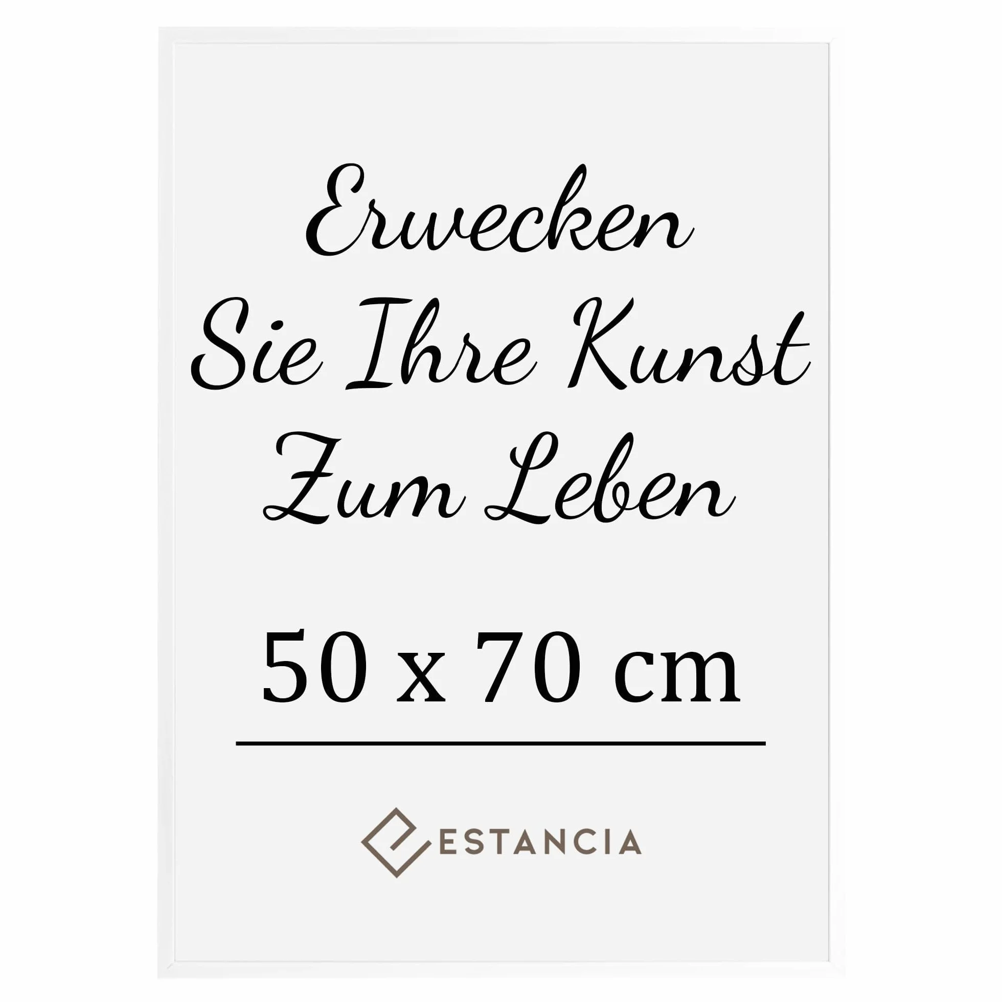 Estancia Galant White 50x70 pleksiglas