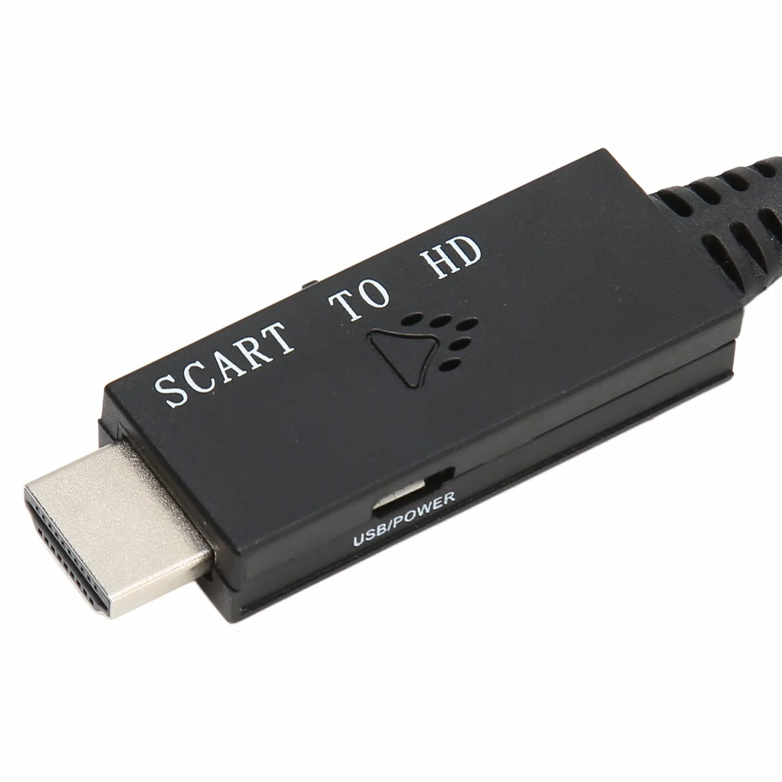 Kabel Konwertera SCART na HDMI, HD 1080P SCART na HD Multimedialny Adapter Interfejsu do Telewizora, Dźwięk Wideo DC 5V
