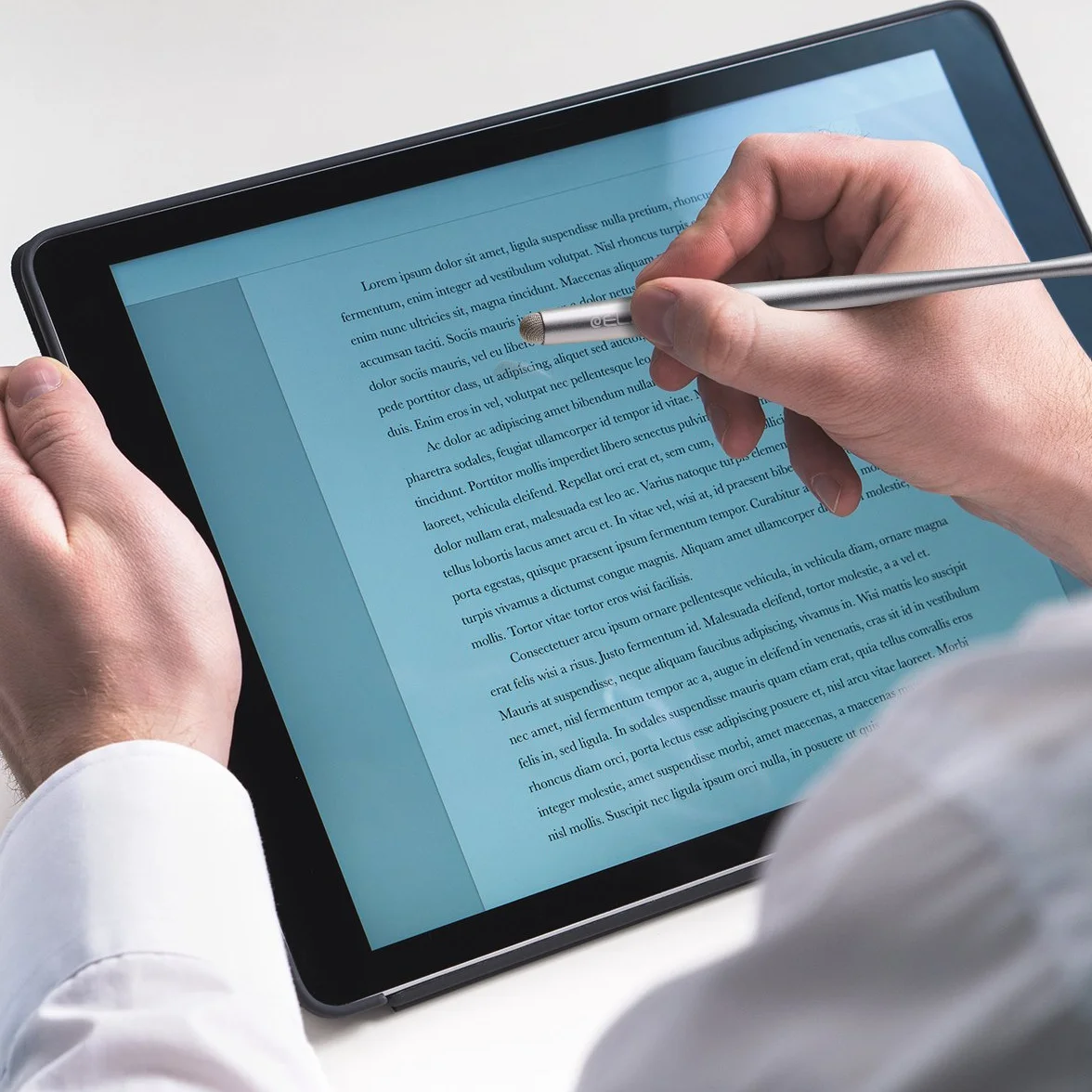 ELZO rysik uniwersalny dotykowy 4 sztuki do iPhone iPad Samsung Surface Huawei Chromebook czarny srebrny jasnoniebieski różowy
