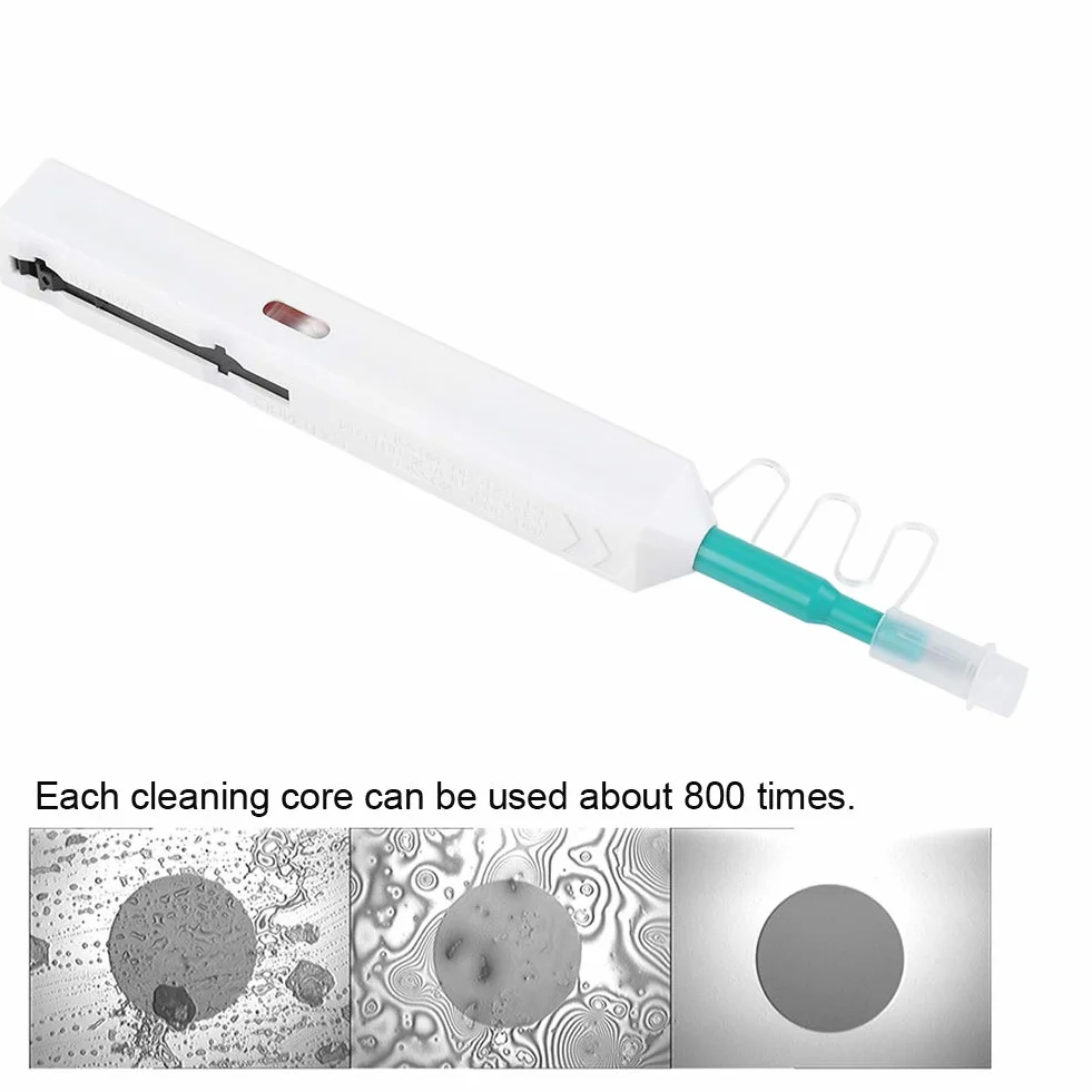 ASHATA Pióro do czyszczenia światłowodu, 2,5 mm używane około 800 razy do złączy SC/FC/St