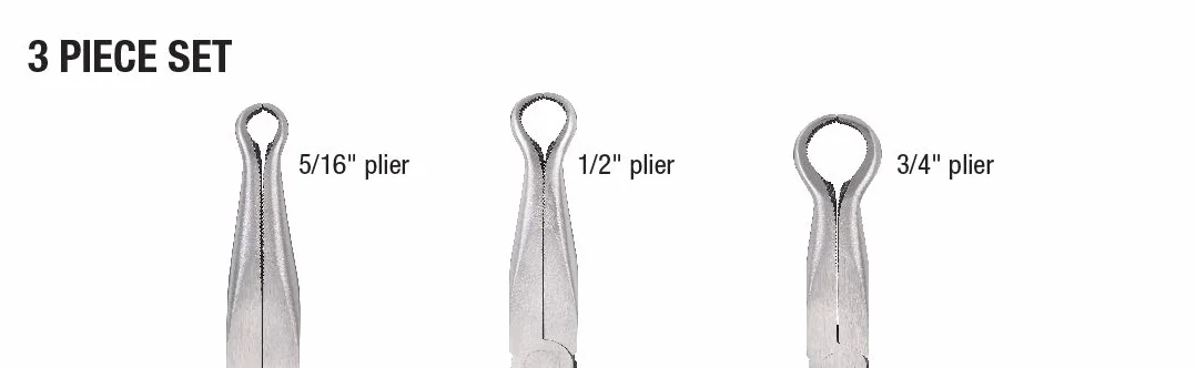 Sunex Tools Sunex 3703V zestaw szczypiec do węża 11", czerwone