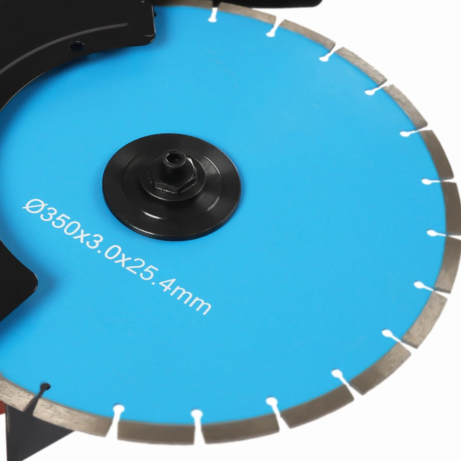 Elektryczna piła do betonu 3000 W – przecinarka do betonu z głębokością cięcia 135 mm, średnica tarczy 350 mm piła do betonu na mokro/sucho, z przewodem wodnym do cięcia – przecinarka do cegieł