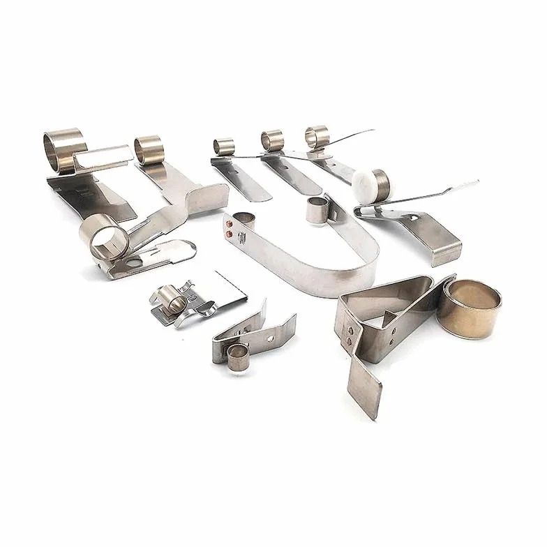 5 szt. Zacisk sprężynowy ze stali nierdzewnej Uchwyt szczotki węglowej do generatorów - Trwały zacisk zaciskowy(12X38MM)