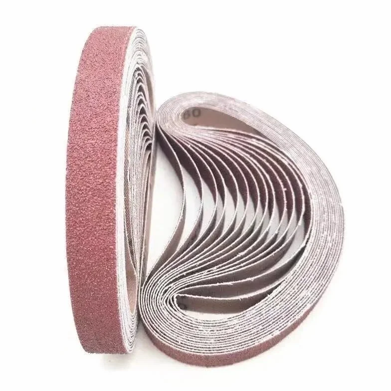 Szlifierka taśmowa Taśmy szlifierskie 5 sztuk/zestaw 330x30 mm 40-800 Grysy Taśmy ścierne do polerowania drewna i metalu(Grits 80)