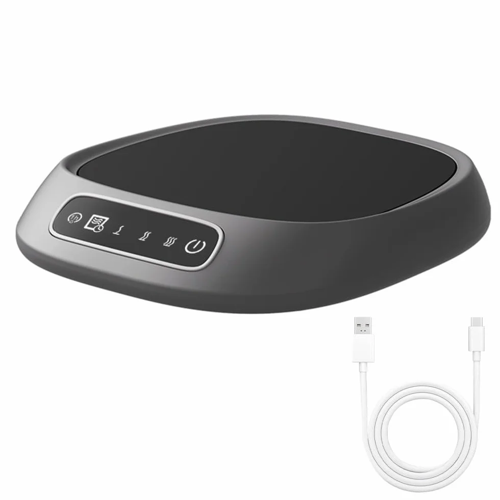 Podgrzewacz do kubków USB 3 ustawienia temperatury przenośna podstawka grzewcza