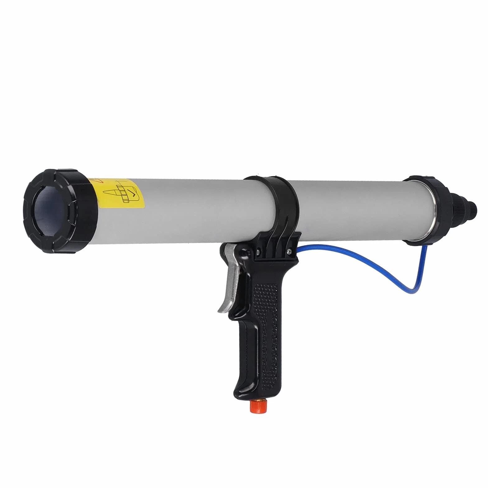 TARSHYRY Pistolet Uszczelniający, Pistolet Silikonowy Pneumatyczny Pneumatyka Pneumatyczna 600 Ml Powietrza Zasilana Pistoletem Aluminium Aluminium Strzępy Kaulingowy do Dekoracji Budynku, Kontenery