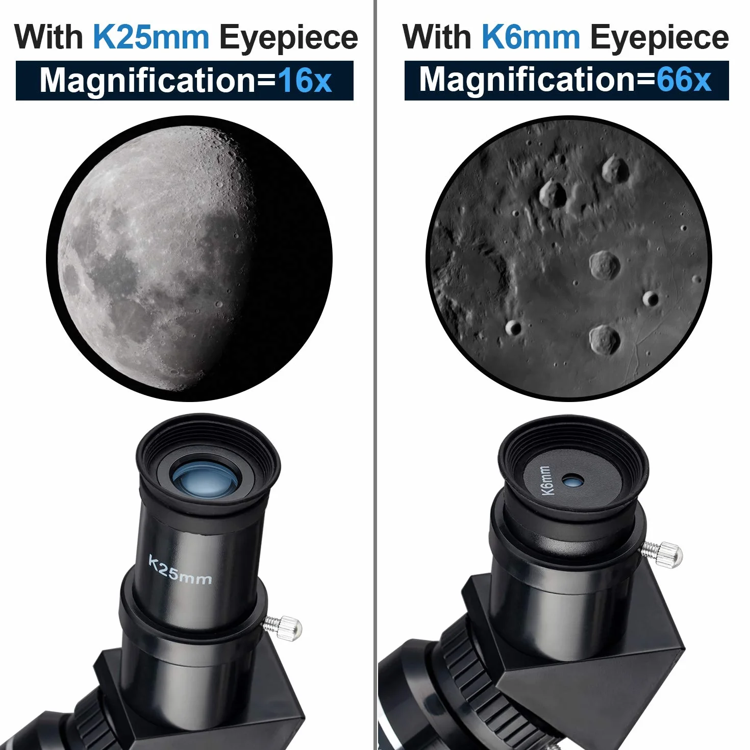 Teleskopy do astronomii, Pro 400-70 mm, refraktor teleskopowy dla początkujących dorosłych i dzieci, z regulowanym statywem, migawką zdjęć, 4 filtrami księżycowymi, uchwytem na adapter do telefonu i plecakiem