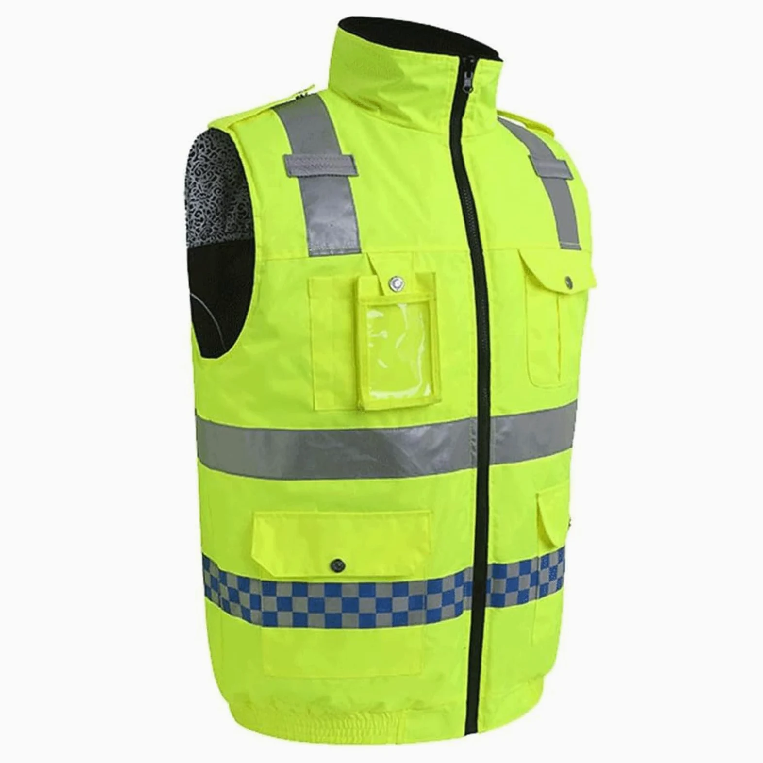 Kamizelki bezpieczeństwa Reflecterend pak Positief antireflecterend katoenen reflecterend vest Vest Winter dik heren en dames veiligheidsvest met hoge zichtbaarheid Moda