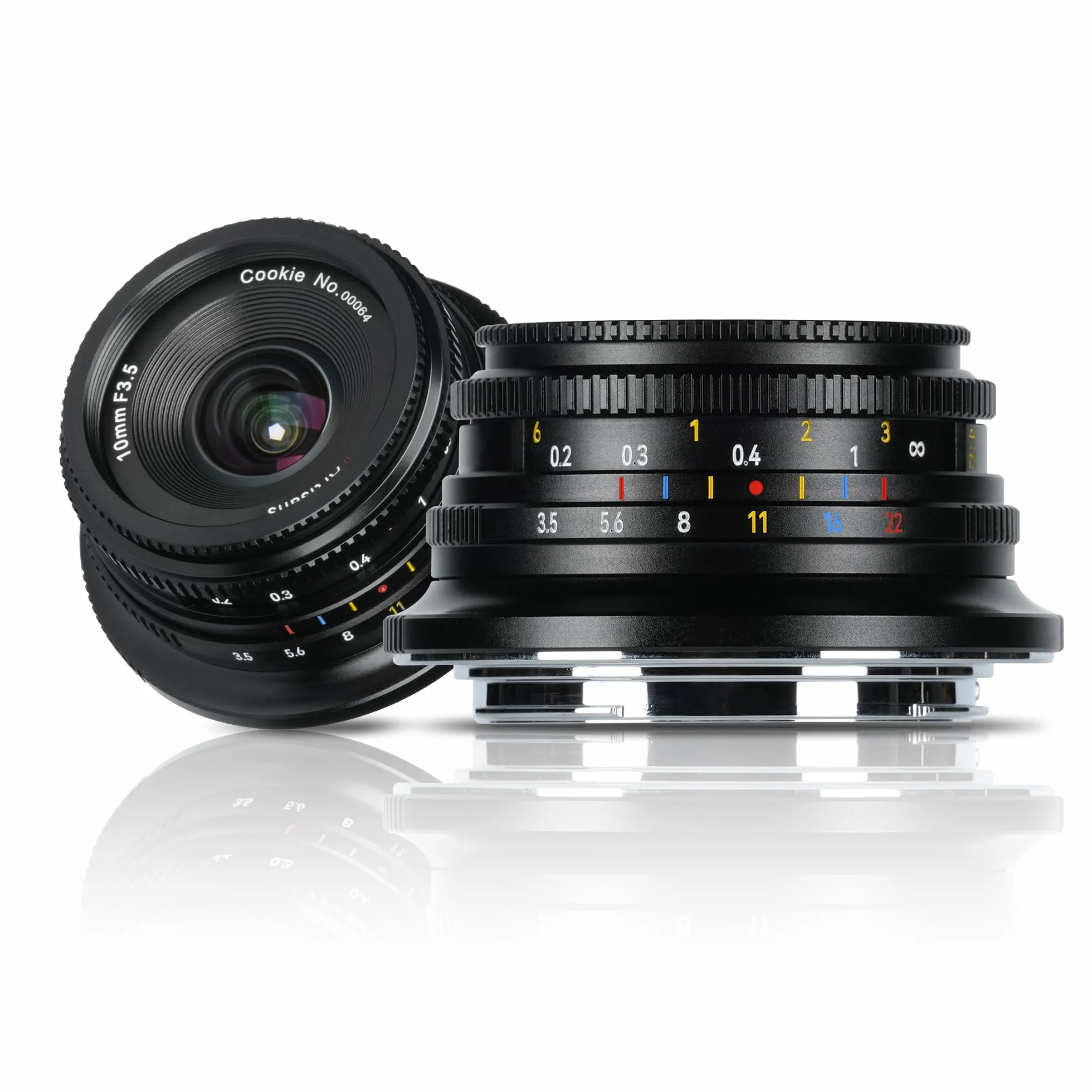 7artisans MF10 mm F3.5 szerokokątny obiektyw pancake ze stałą ostrością, do bezlusterkowych kamer APS-C, kompatybilny z Olympus i Panasonic MFT M4/3-Mount, GH/G9/GX/GF/BGH