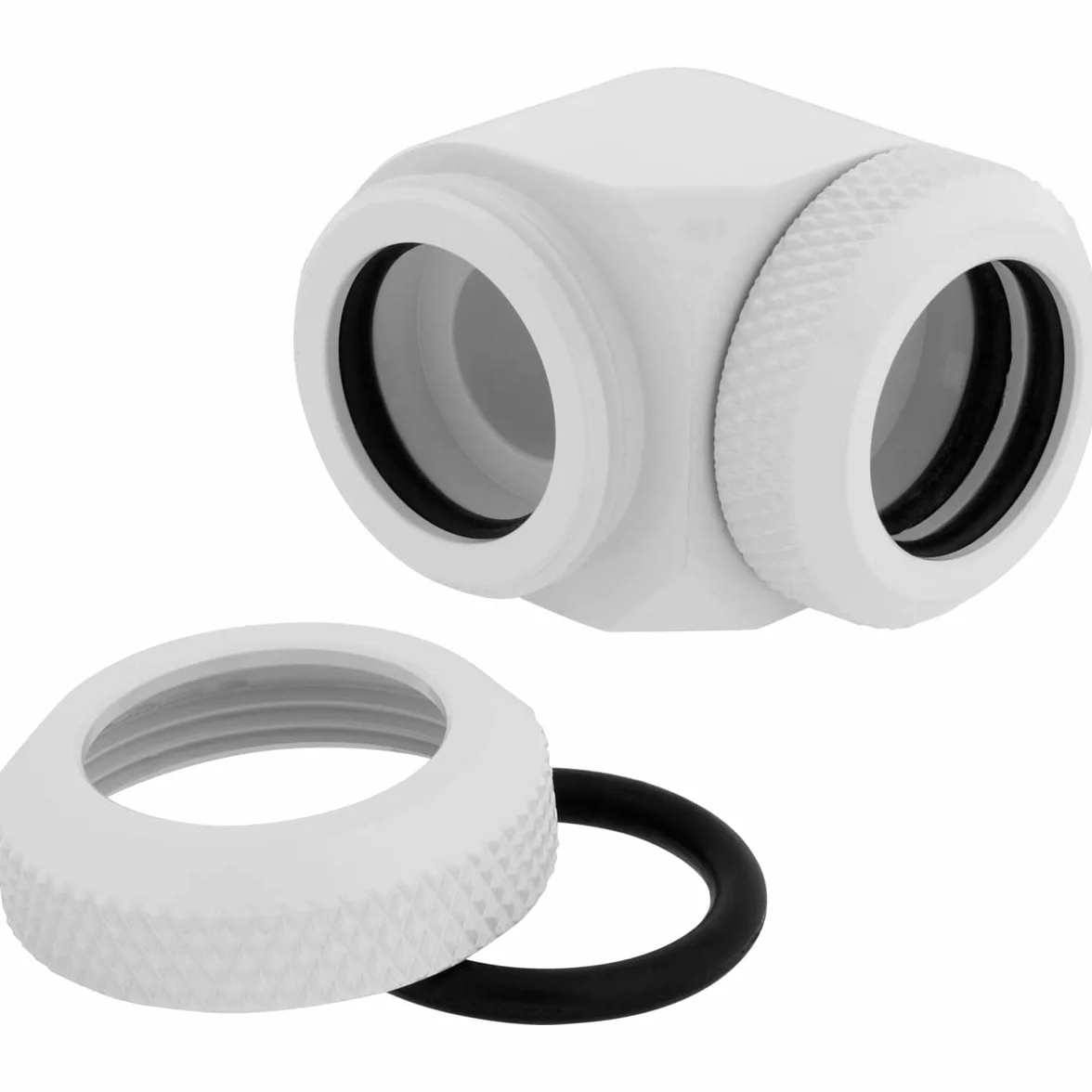 Corsair Hydro X Series XF 90° Fitting Biały 2-pak