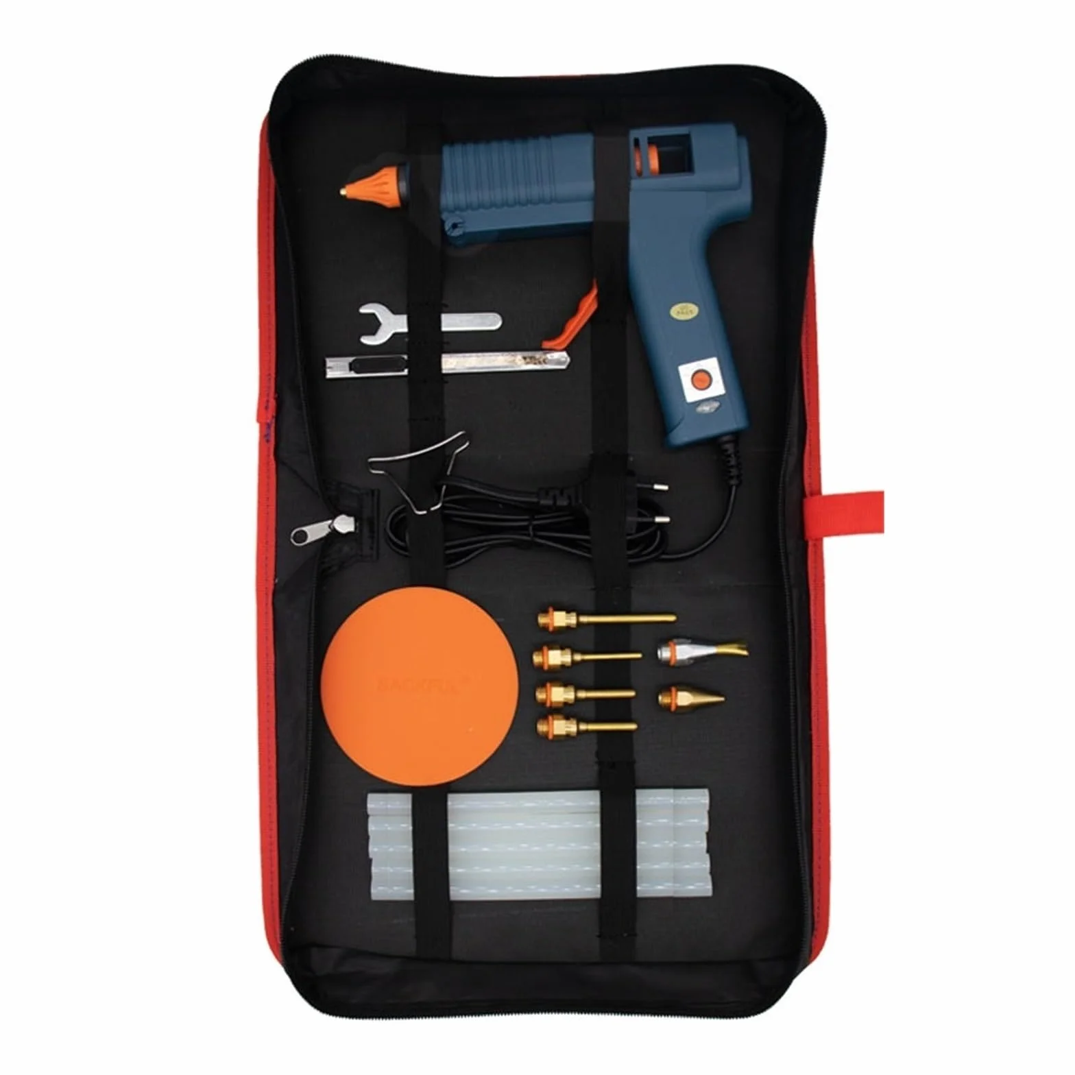 Pistolet do klejenia na gorąco 150 W, pistolet do klejenia na gorąco regulowana temperatura dysza pistoletu do kleju 11 mm pręty kleju przemysłowy pistolet do topienia p