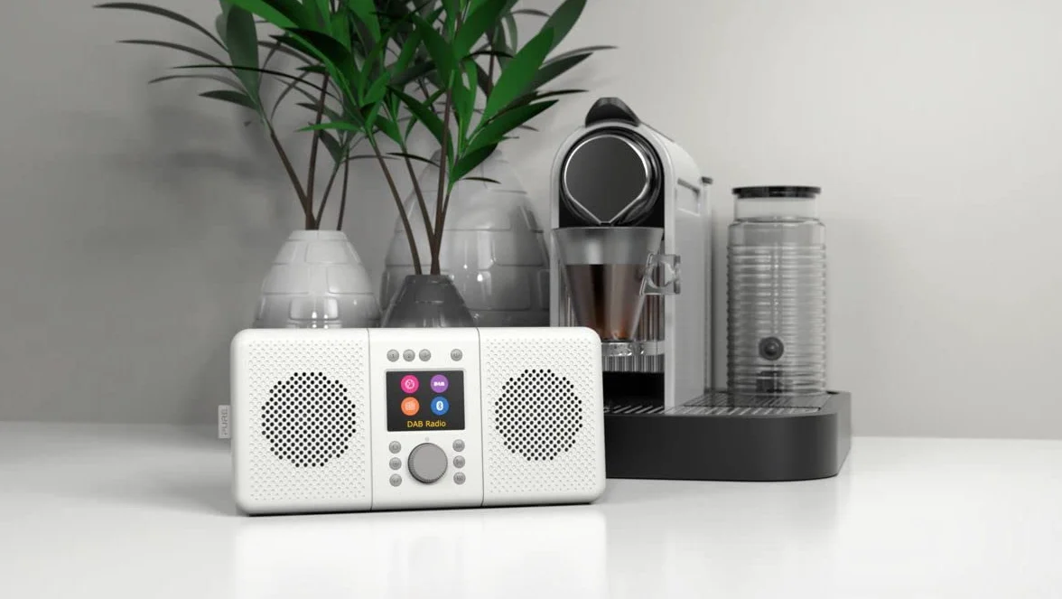 ELAN CONNECT+ Radio Internetowe All-In-One DAB Bluetooth 5.0 FM Cyfrowe Wyświetlacz TFT Kamienny Szary