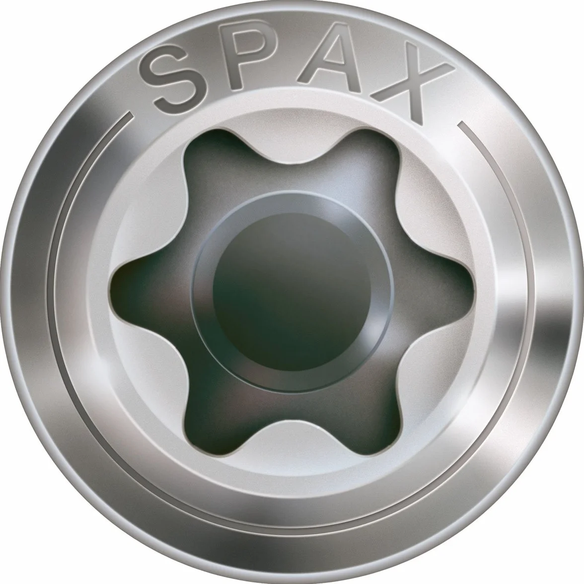 SPAX Śruba fasadowa ze stali nierdzewnej A2, 5,0 x 60 mm, 100 sztuk, T-STAR plus, łeb wpuszczany soczewki, gwint częściowy, końcówka CUT, 25170005006021
