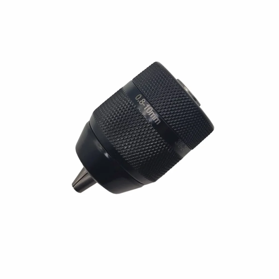 Keyless 0.8-10mm 3-Jaw 3/8-24UNF uchwyt wiertarski Quick Change Adapter SDS-Plus Shank 1/4 Cal sześciokątny kwadratowy młot obrotowy/wiertarka udarowa (kolor: tylko uchwyt)