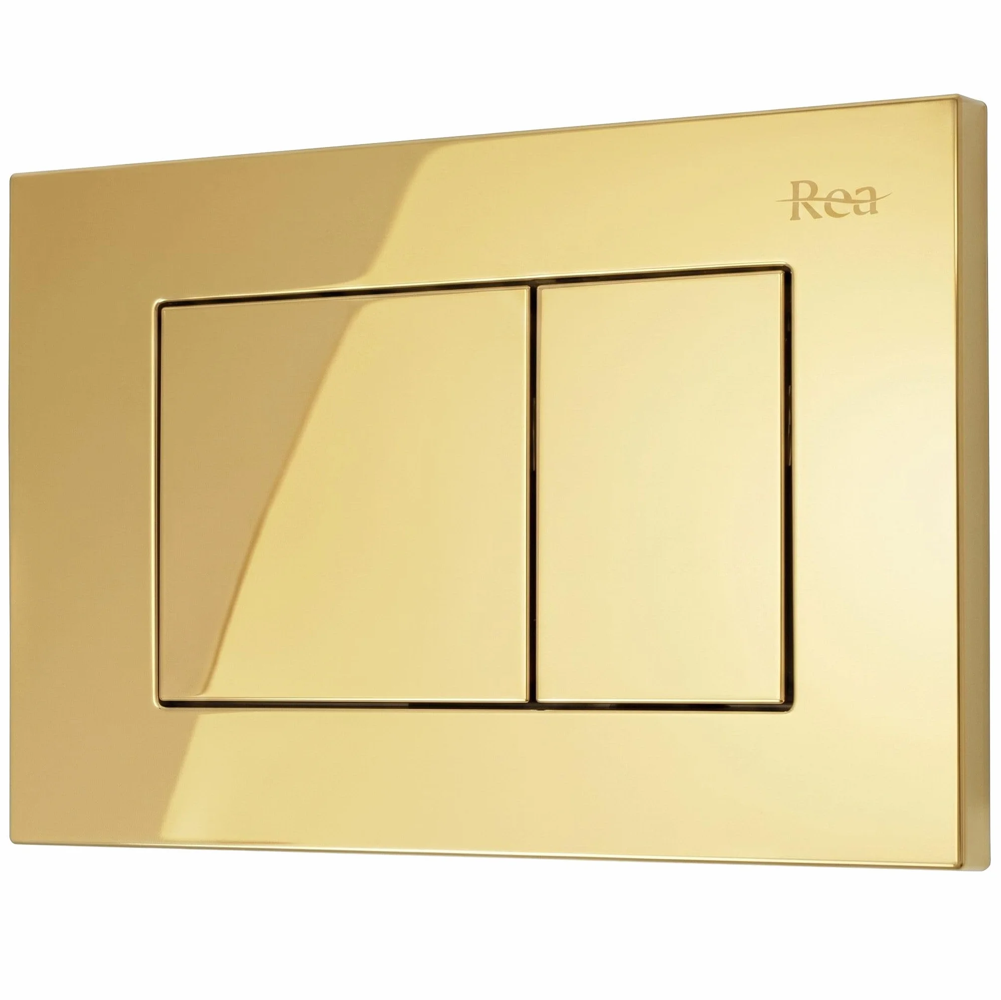 Rea - Stelaż Zestaw Podtynkowy K011a-q Do Mis Wc Z Przyciskiem J Złoty - 16x52,5x103,5 cm