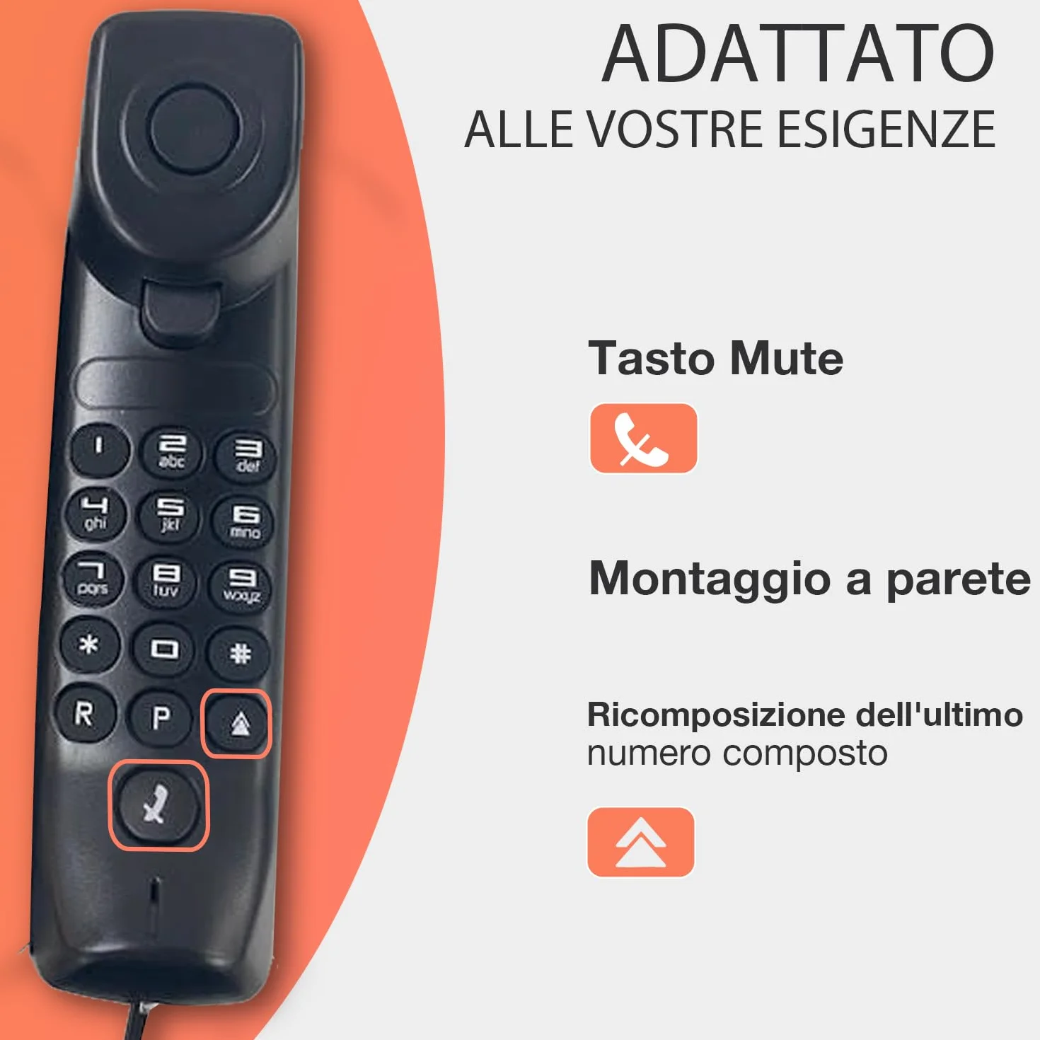 Alcatel Temporis 10 dark bezprzewodowy telefon analogowy