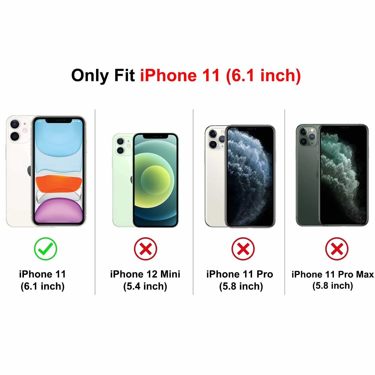 Coiwxmoi Magnetyczne etui do Apple iPhone 11 6.1", kompatybilne z Magsafe,cienkie półprzezroczyste miękkie silikonowe TPU + twardy PC odporne na wstrząsy etui ochronne odporne na zarysowania, czarne