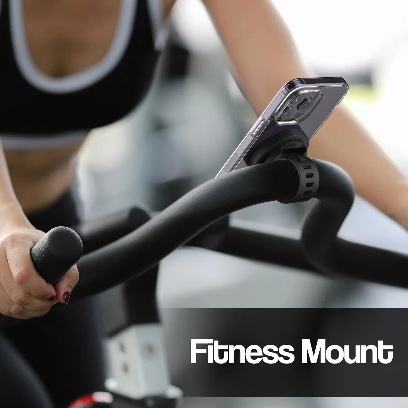 Encased Uchwyt magnetyczny G9-Gripper kompatybilny z MagSafe do roweru fitness, iPhone 14/13/12/Pro Max