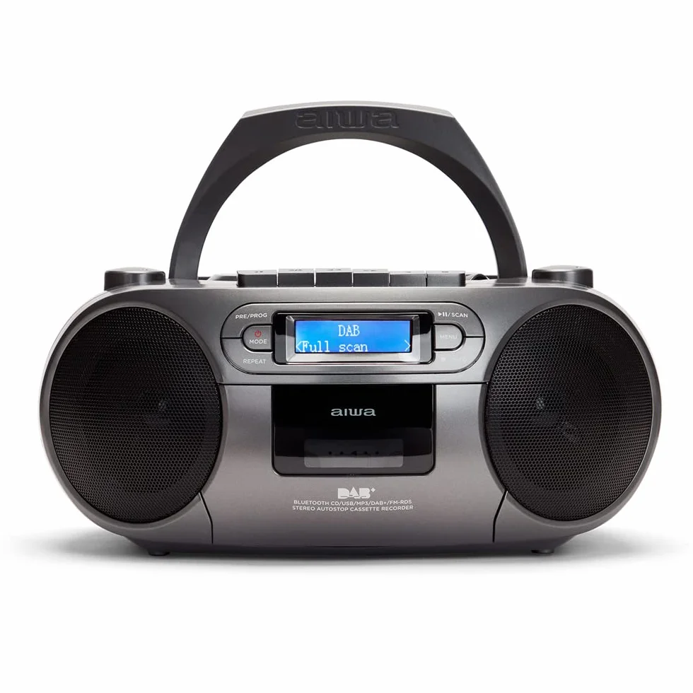 BOOMBOX RADIOODTWARZACZ DAB+, CD/MP3, USB, BT, AUX IN - AIWA BBTC-660DAB/MG