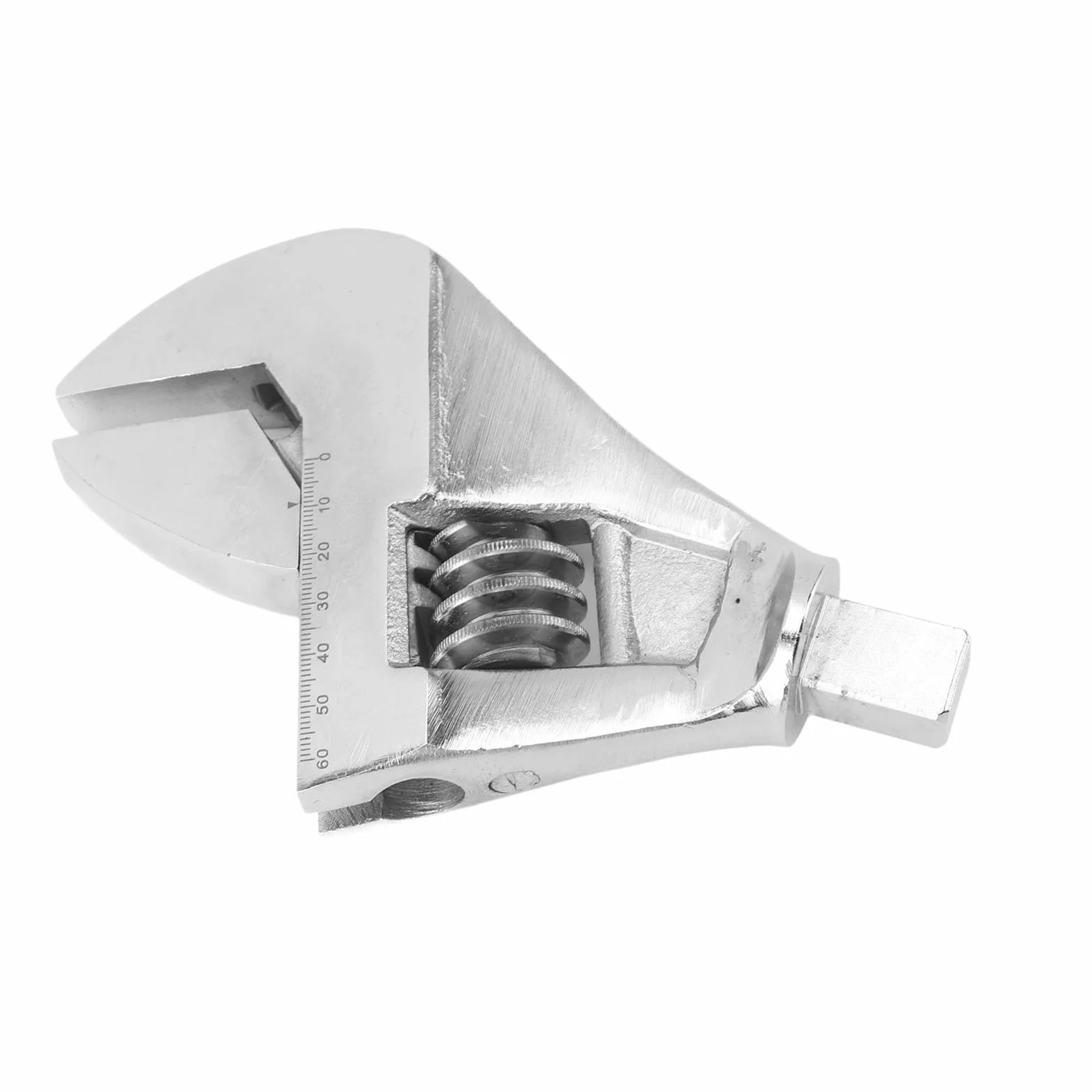 Głowica wymienna klucza Duży otwór Regulowana głowica klucza skrętnego Stal chromowo-wanadowa dla profesjonalnych mechaników Entuzjaści majsterkowania 14x18mm Port kwadratowy (0–57 mm / 0–2,2 cala)