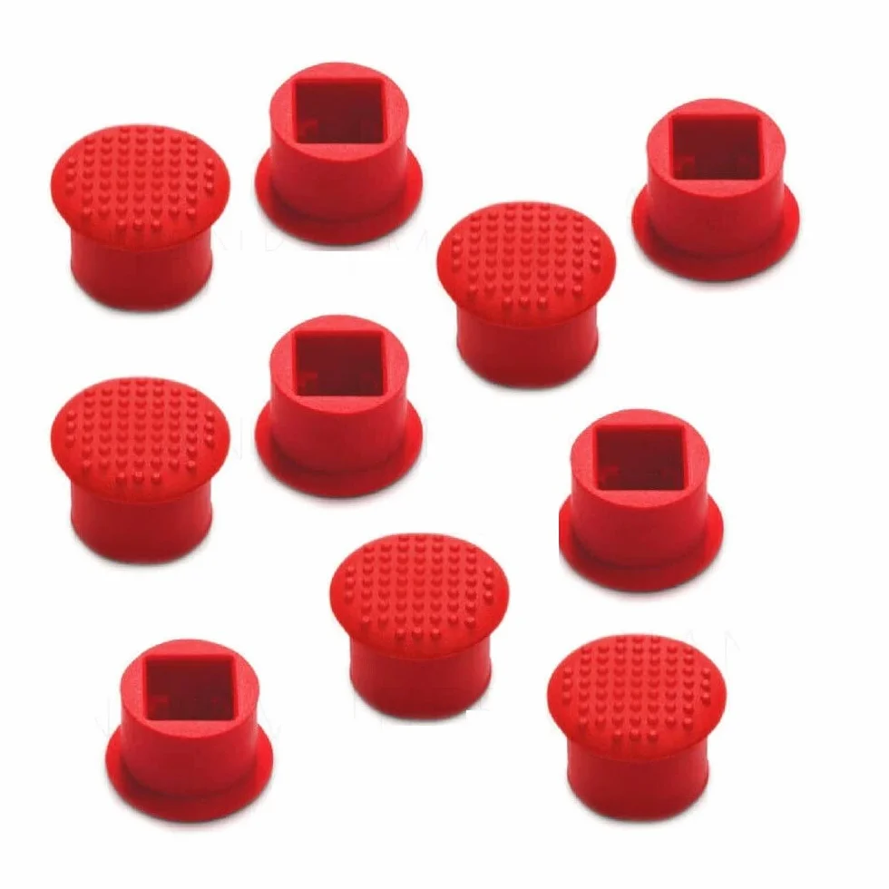 Gintai Czerwone nakładki TrackPoint Caps Soft Rim do Lenovo Thinkpad T400 T410 R400 T420 T430 T440 T450 T460 T470 T510 T520 X61, 10 sztuk