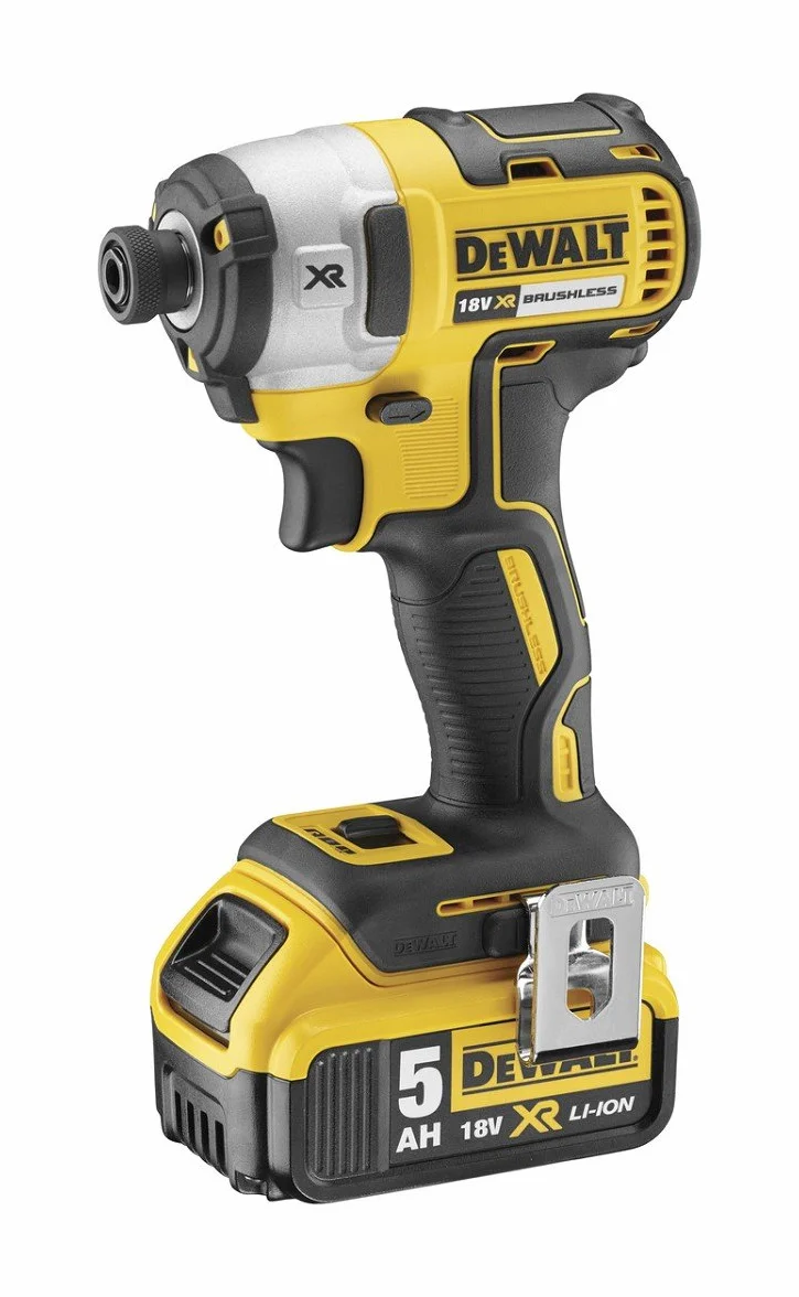 DEWALT, Zakrętarka udarowa bezszczotkowa 18V xr + 2x akumulatory 5.0 Ah, DCF887P2