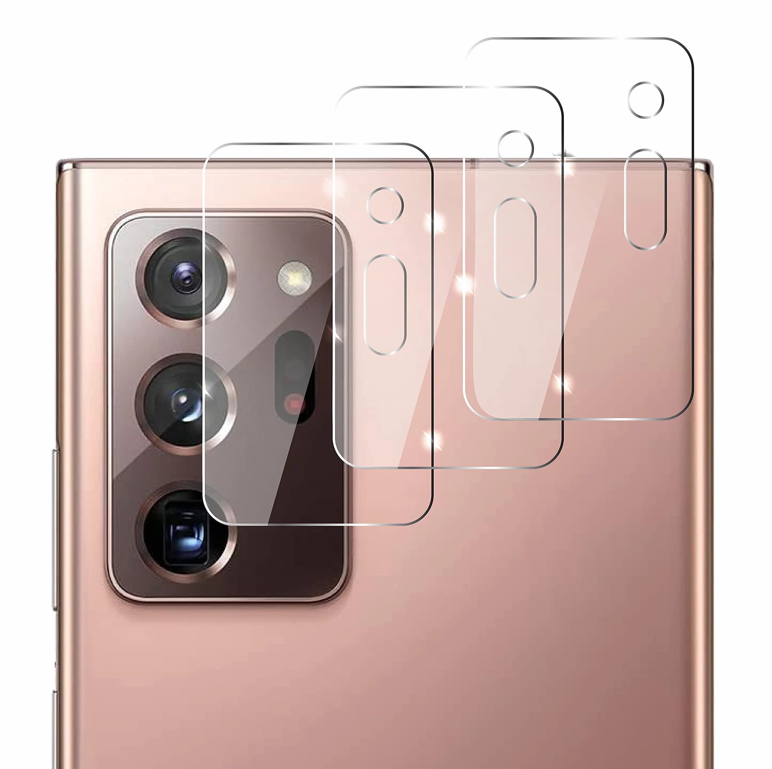 Osłona obiektywu aparatu Samsung Galaxy Note 20 Ultra/Note 20 Ultra 5G szkło hartowane 3 sztuki