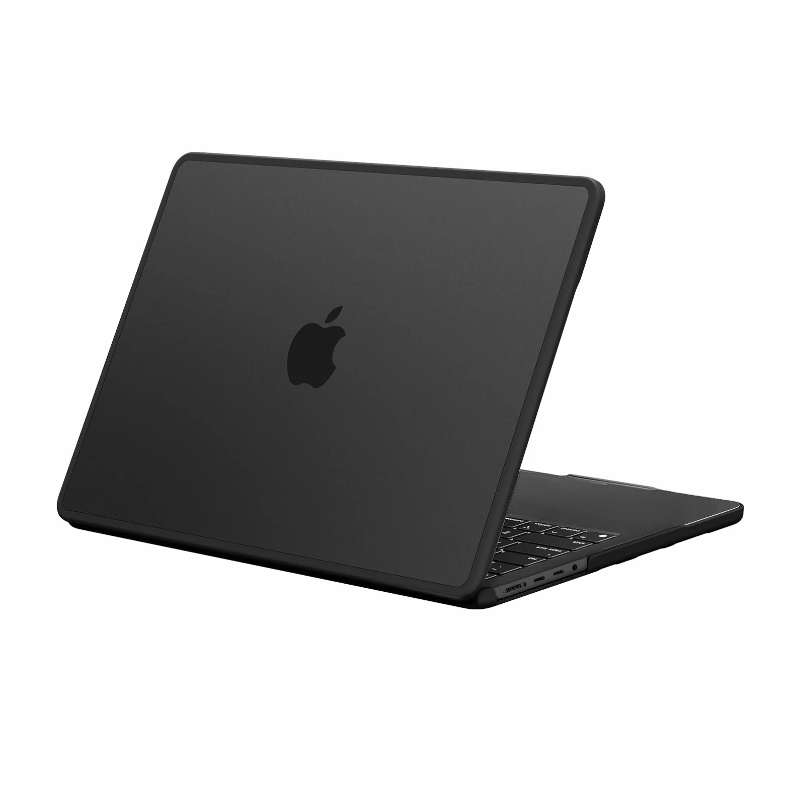 Etui kompatybilne z Macbook Pro 16 cali M5 M4 M3 M2 M1 A3428 A3429 A3403 A3186 A2991 A2780 A2485, Ramka TPU + Osłona PC Matowa czerń