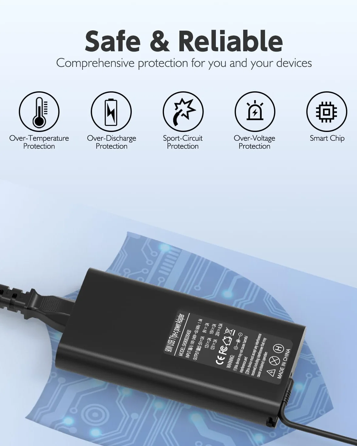 Zasilacz USB C 90W Ładowarka Dell Latitude 5420 5430 5310 5340 7440 3400 3500 5280 5290 5590 5300 5400 7330 7300 XPS 7390