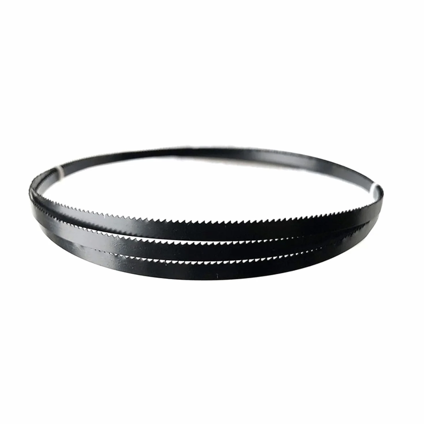 Brzeszczot do piły taśmowej, 55-1/8 cala na 1/4 szerokości na 10 TPI brzeszczot piły taśmowej cięcie łukowe, miękki metal czarny 2 szt.