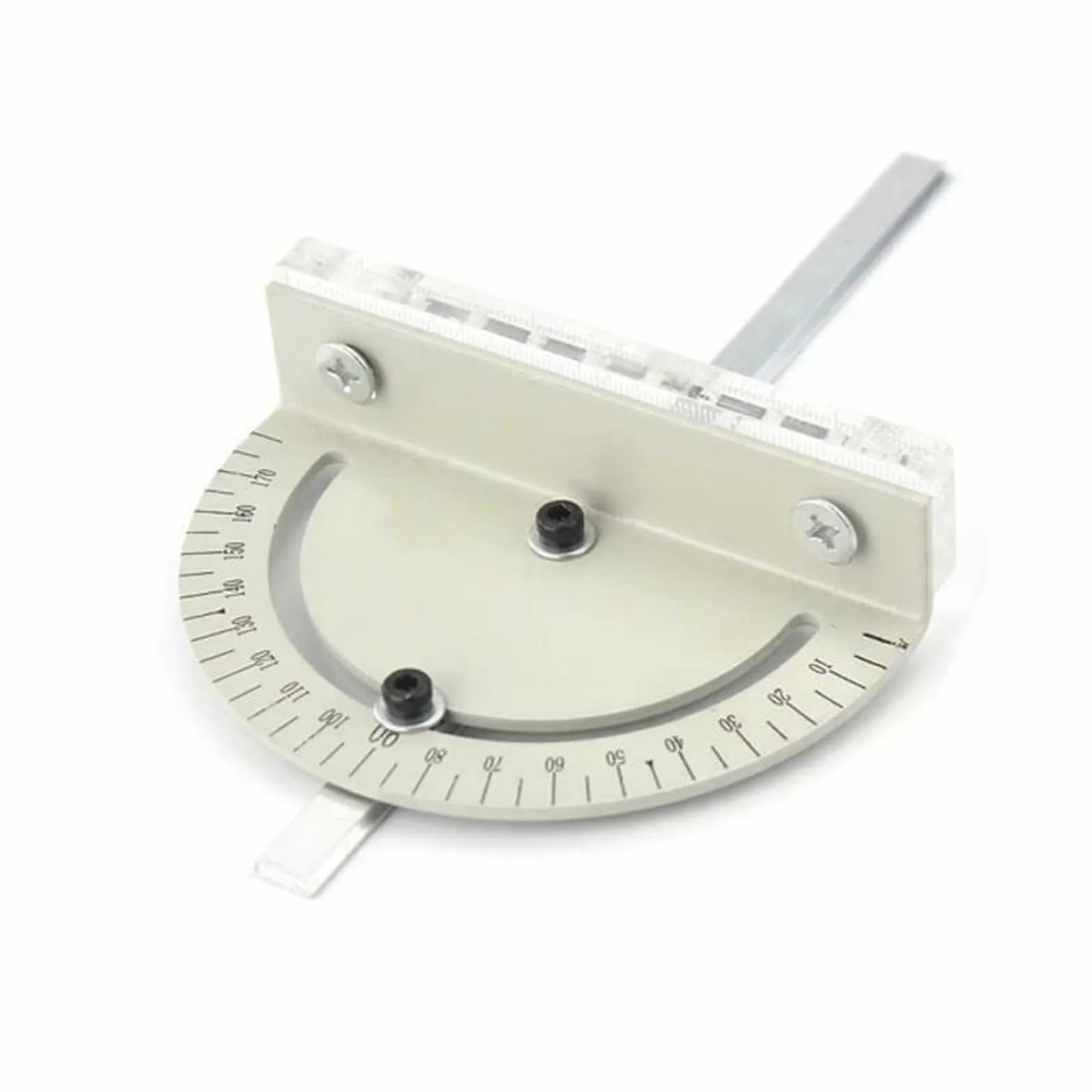 Miniaturowa piła stołowa Aluminiowa frezarka stołowa wkładka płyta ławki do obróbki drewna piła Mitre Gauge wsporniki przesuwne stół piła panelowa maszyny 240x200x6mm(D)