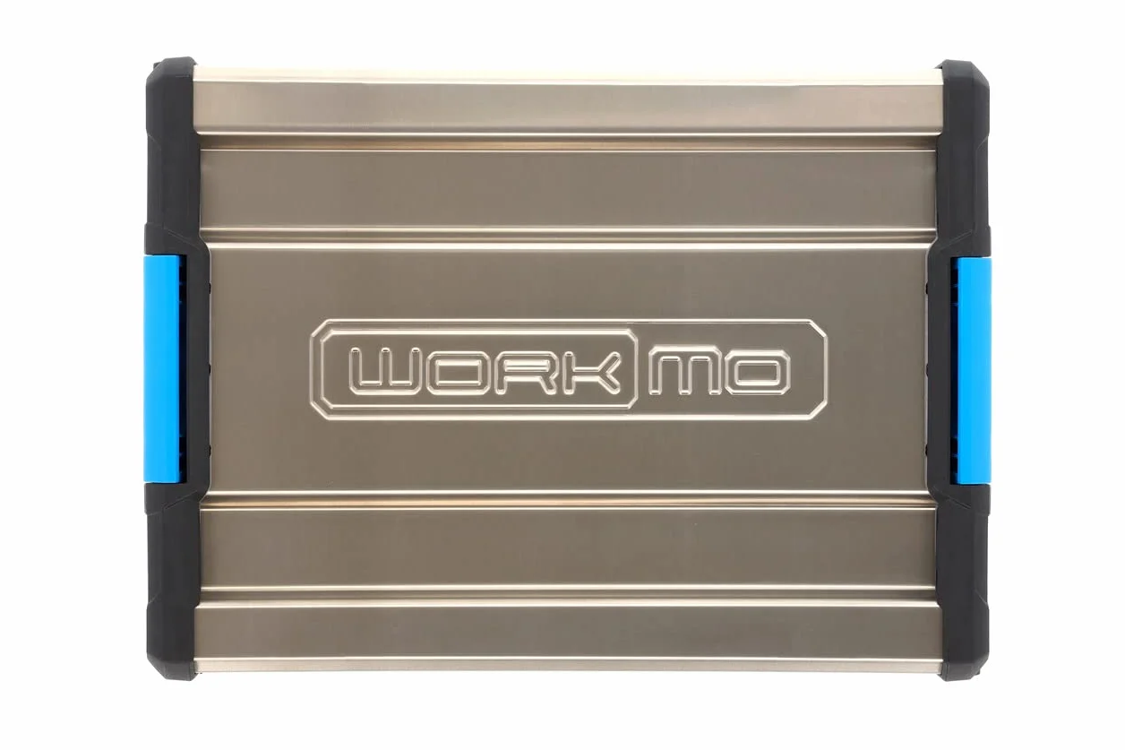 GEDORE Skrzynka narzędziowa WorkMo B2, 4 szuflady, 1 półka, plastik/aluminium, z akcesoriami zamykanymi na klucz, pusta, mobilna narzędziowa 1110 WM-24