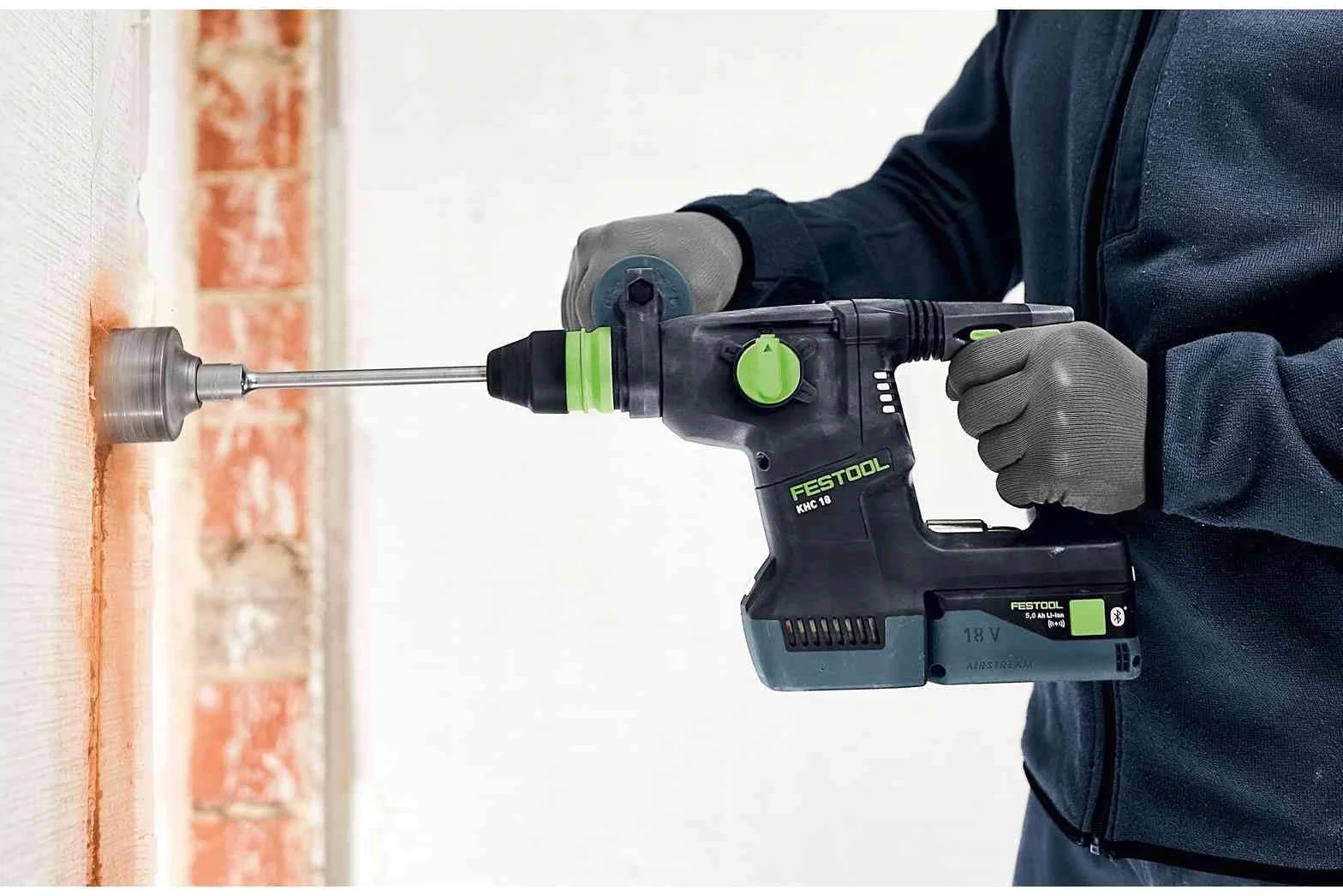 Festool KHC 18 5.0 EBI-Plus młot kombi zasilany bateriami