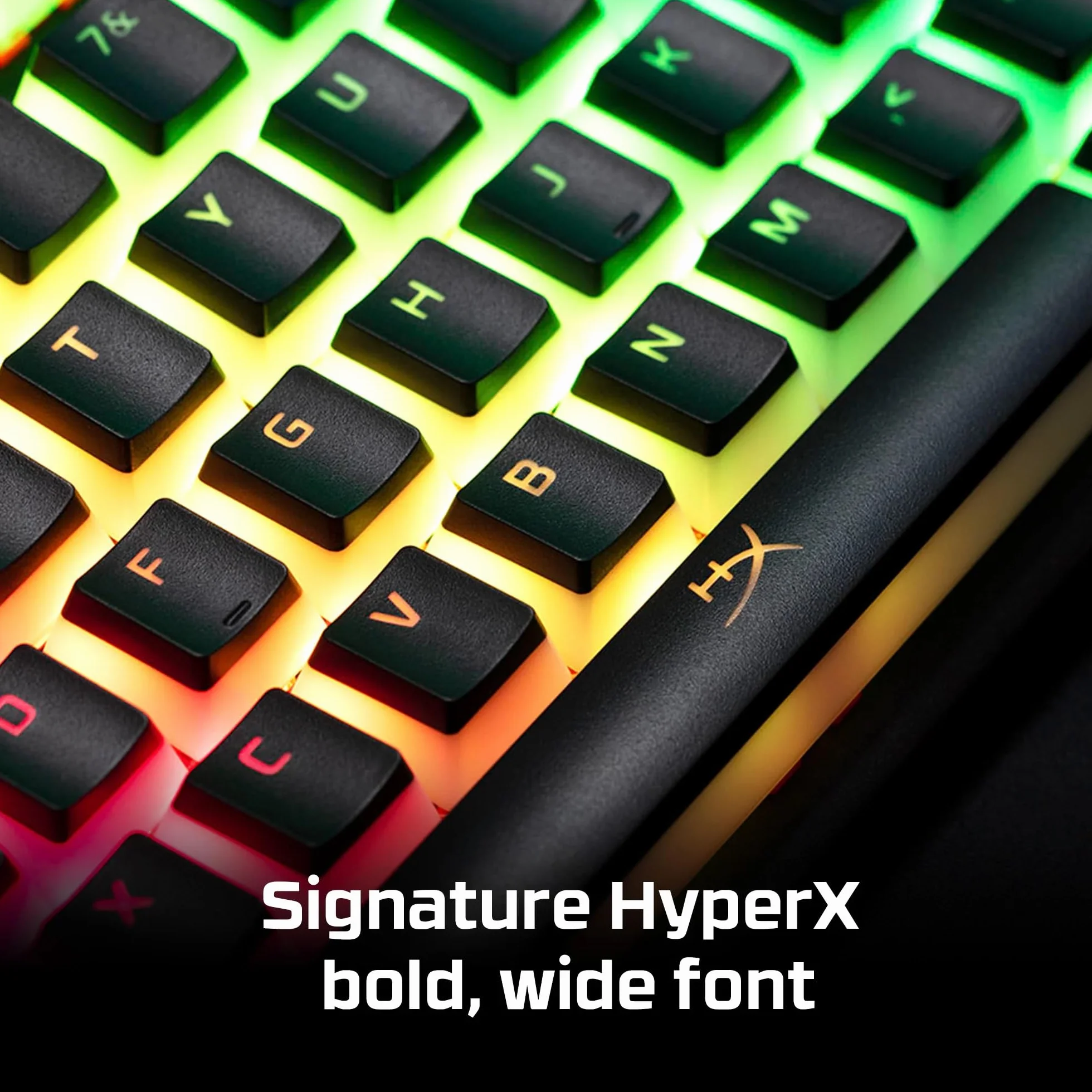 HyperX Keycaps Pudding Pełny zestaw kluczy PBT Czarny