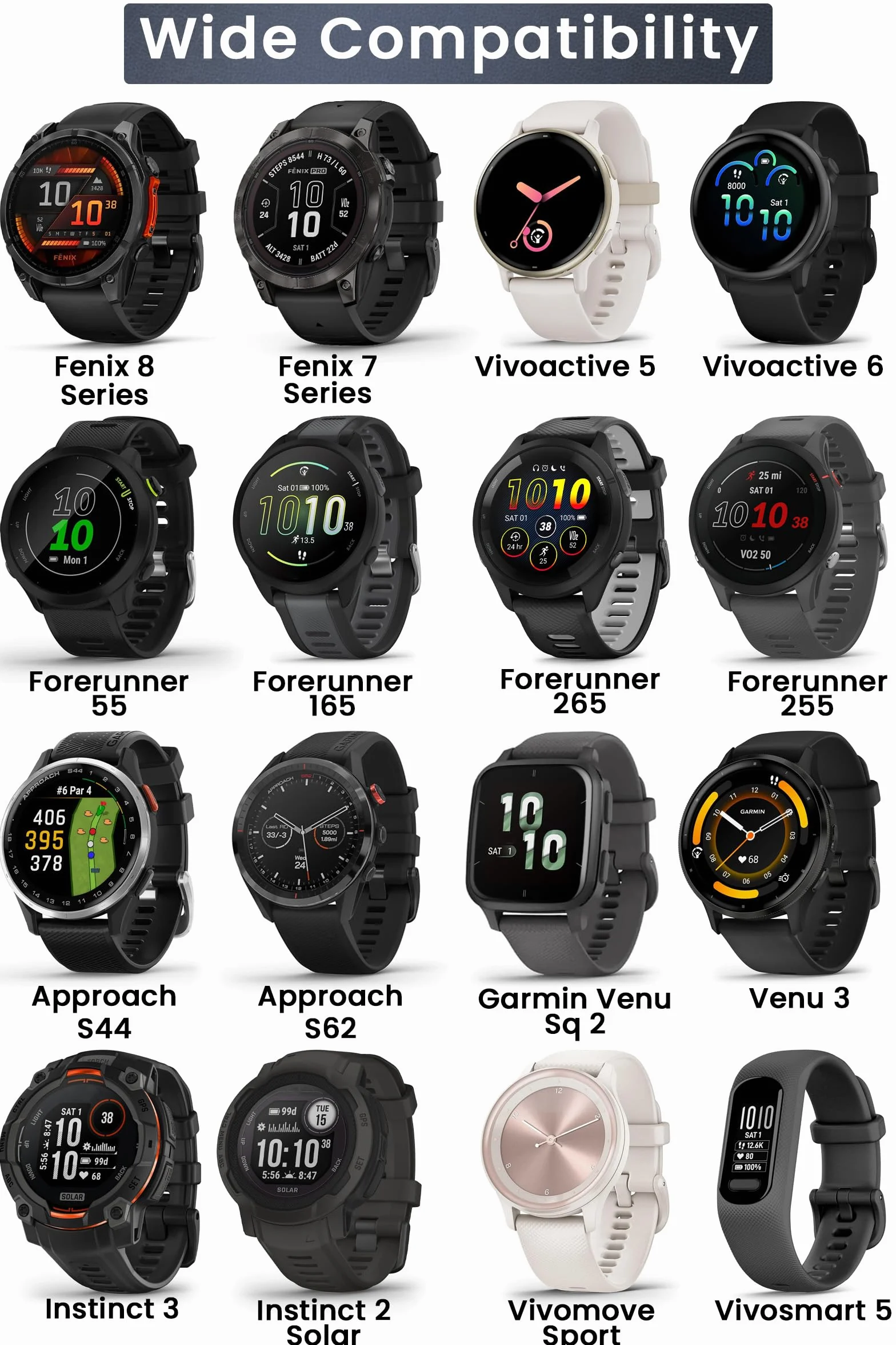 Adapter ładowarki USB-C do Garmin Watch Fenix Vivoactive Instinct Forerunner