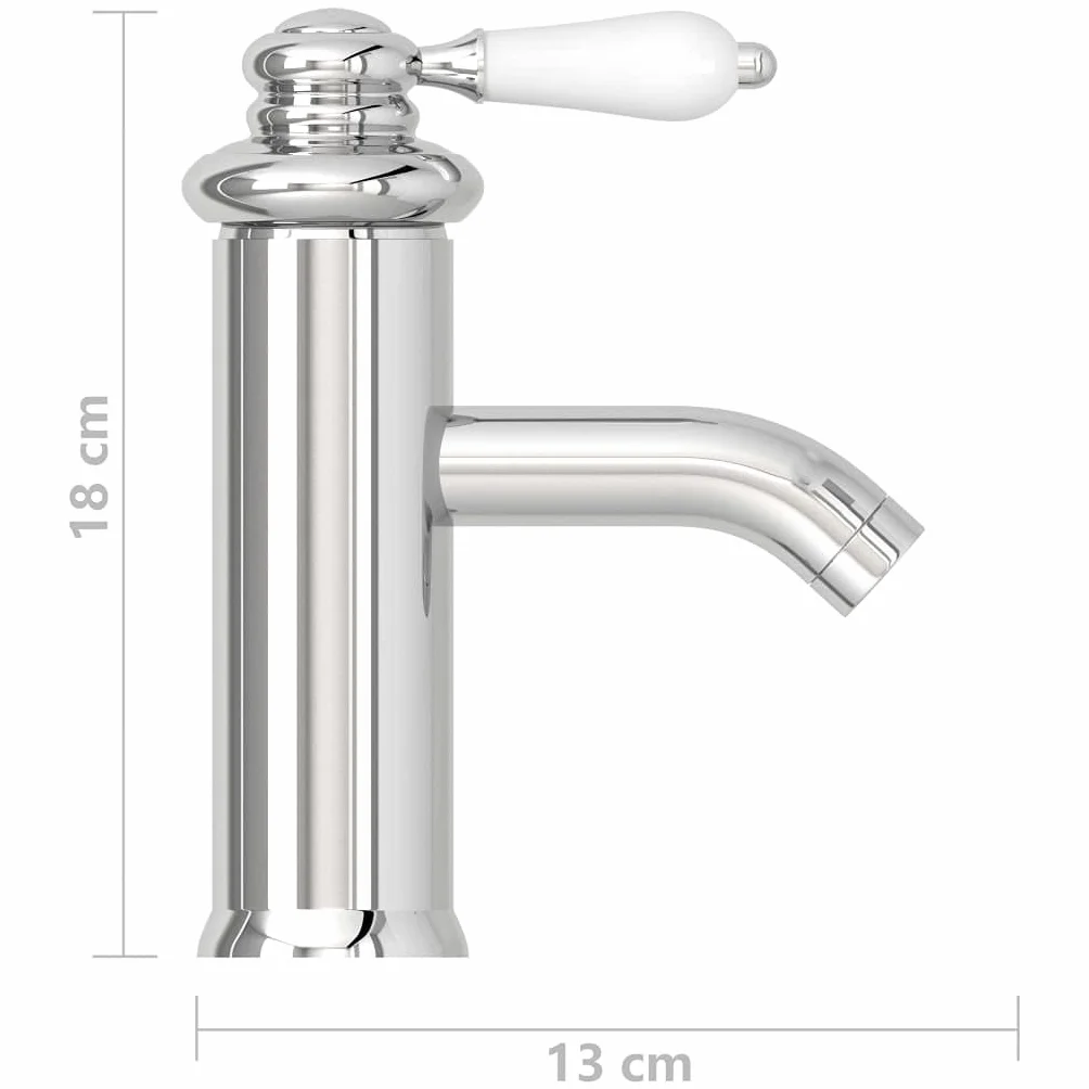 Chromowana bateria umywalkowa z mieszaczem jednouchwytowym, 130 x 180 mm, mosiężna bateria mieszająca cynk, kartusz 40 mm, elastyczny wąż ze stali nierdzewnej do łazienki, kuchni, sanitarnej
