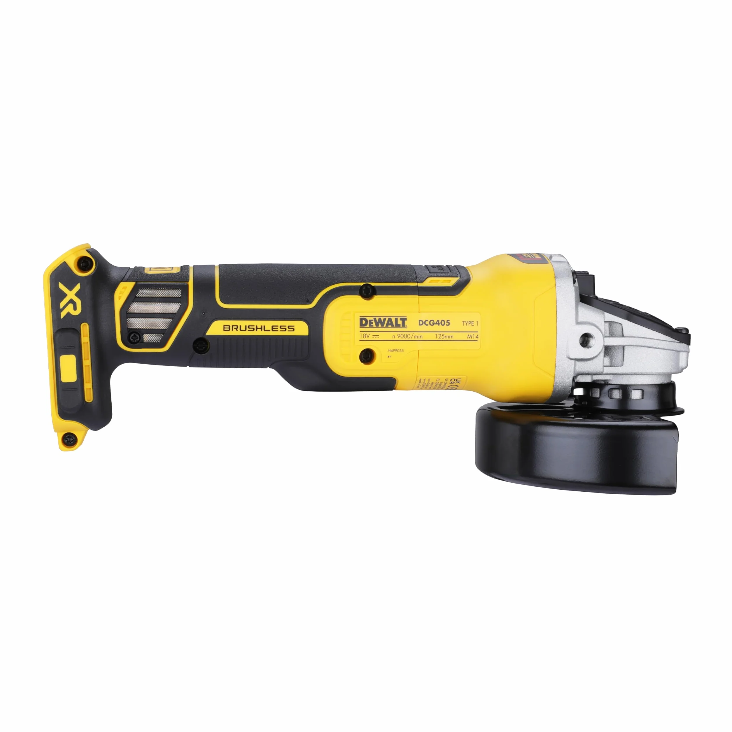 Dewalt Dcg405N Szlifierka Kątowa, Żółty/Czarny, 125 mm