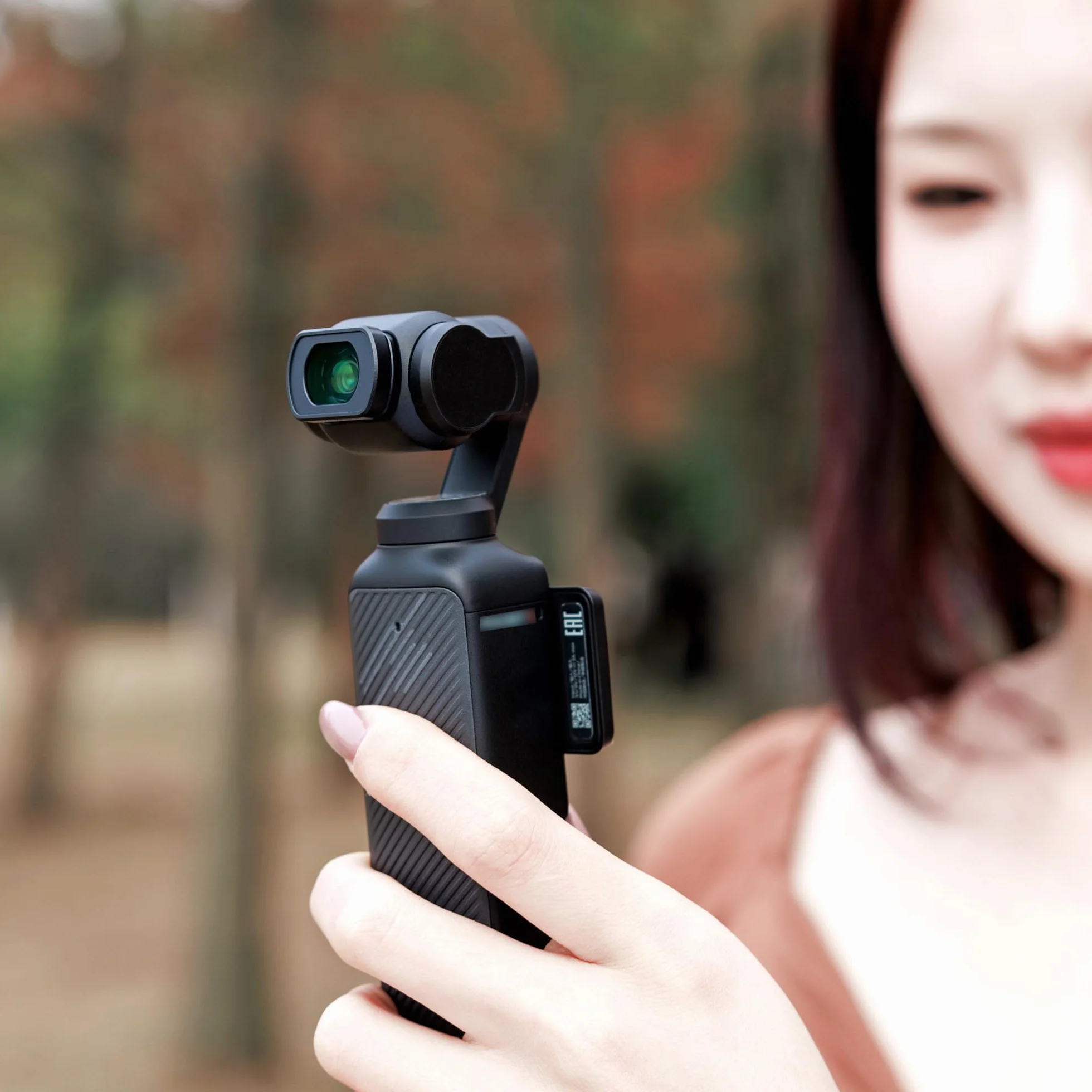 JJC Szerokokątny obiektyw kompatybilny z DJI Osmo Pocket 3, wielowarstwowy filtr magnetyczny 0,72x bez winietowania, akcesoria do aparatu akcji Pocket3