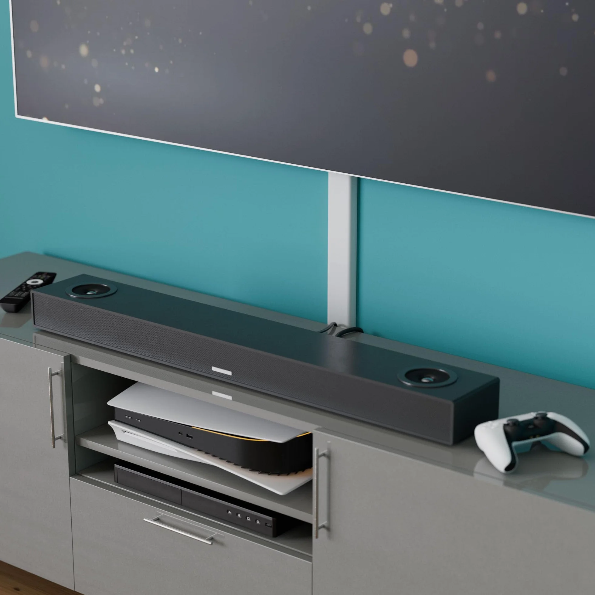 D-Line Maskownica Kabli TV, Ukrywa Kable na Ścianie, Samoprzylepna Osłona Przewodów, Bezszwowy Niskoprofilowy Design – 60 mm (S) x 15 mm (W) x 40 cm Długości – Biały