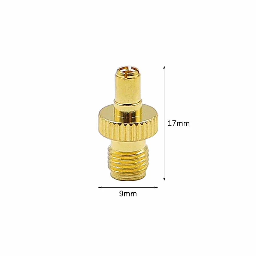 Alnicov 2szt SMA żeński do TS9 męski adapter TS9 do SMA adapter antenowy koncentryczny złącze pozłacane do zewnętrznej anteny kompatybilny z routerem 4G mobilny szerokopasmowy,