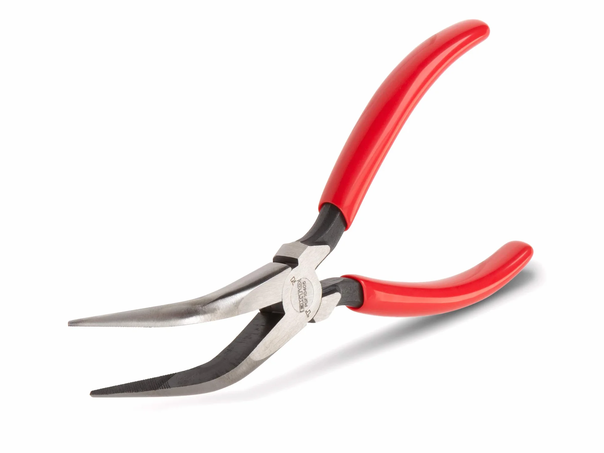 TEKTON 15 cm wygięte długie szczypce do nosa 70 stopni | PGF10406